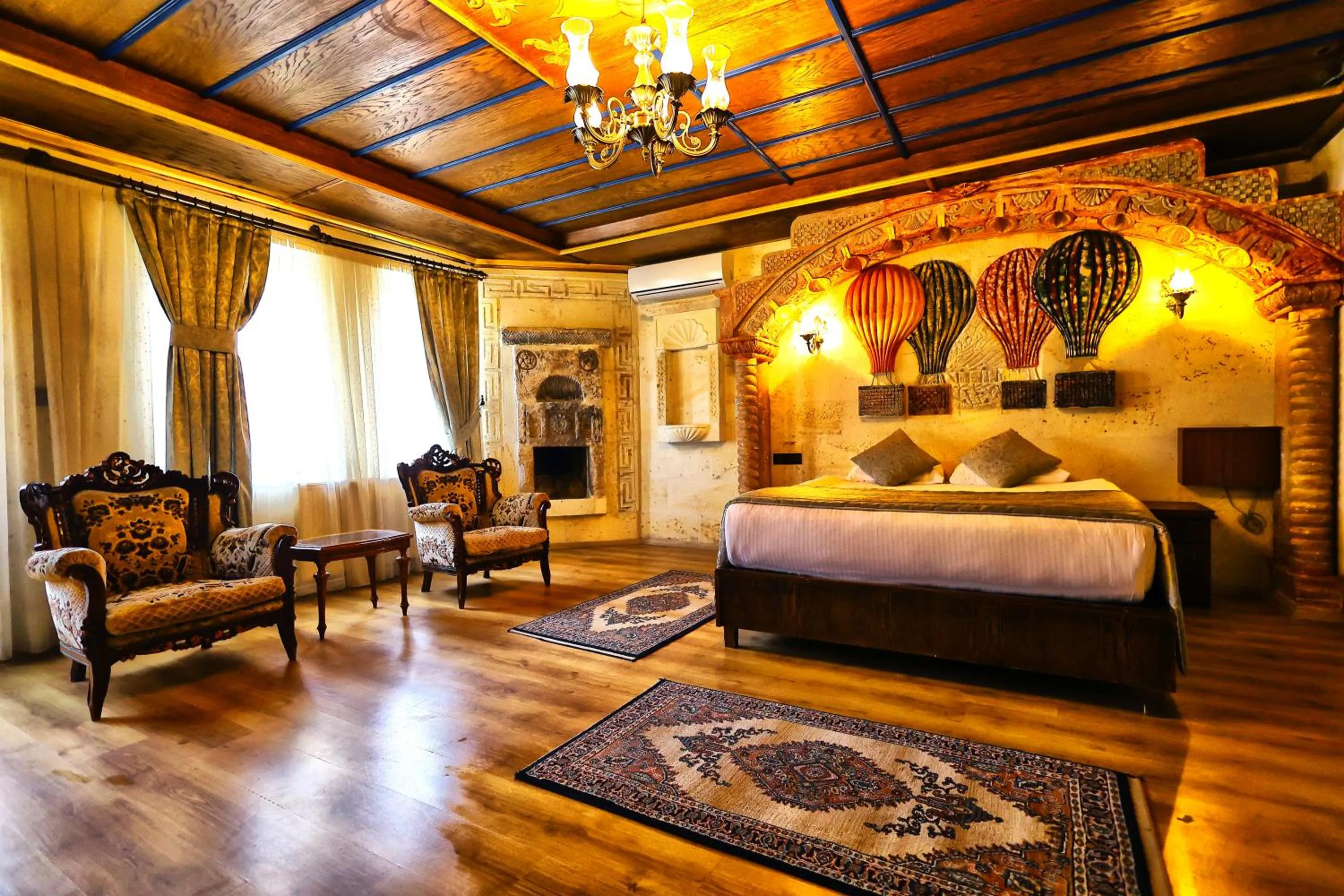 Bed in Cappadocia Empire Cave Hotel