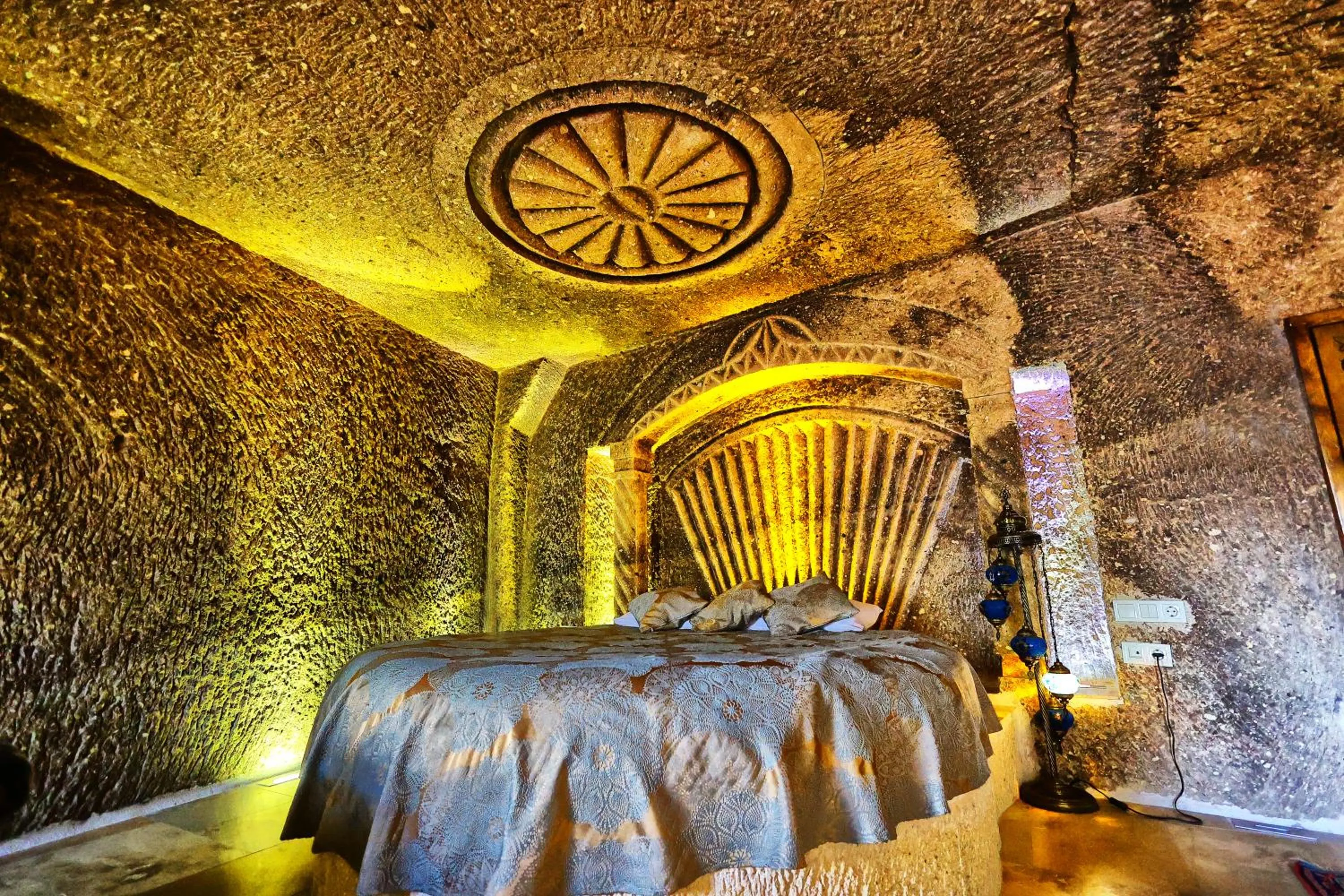 Bed in Cappadocia Empire Cave Hotel