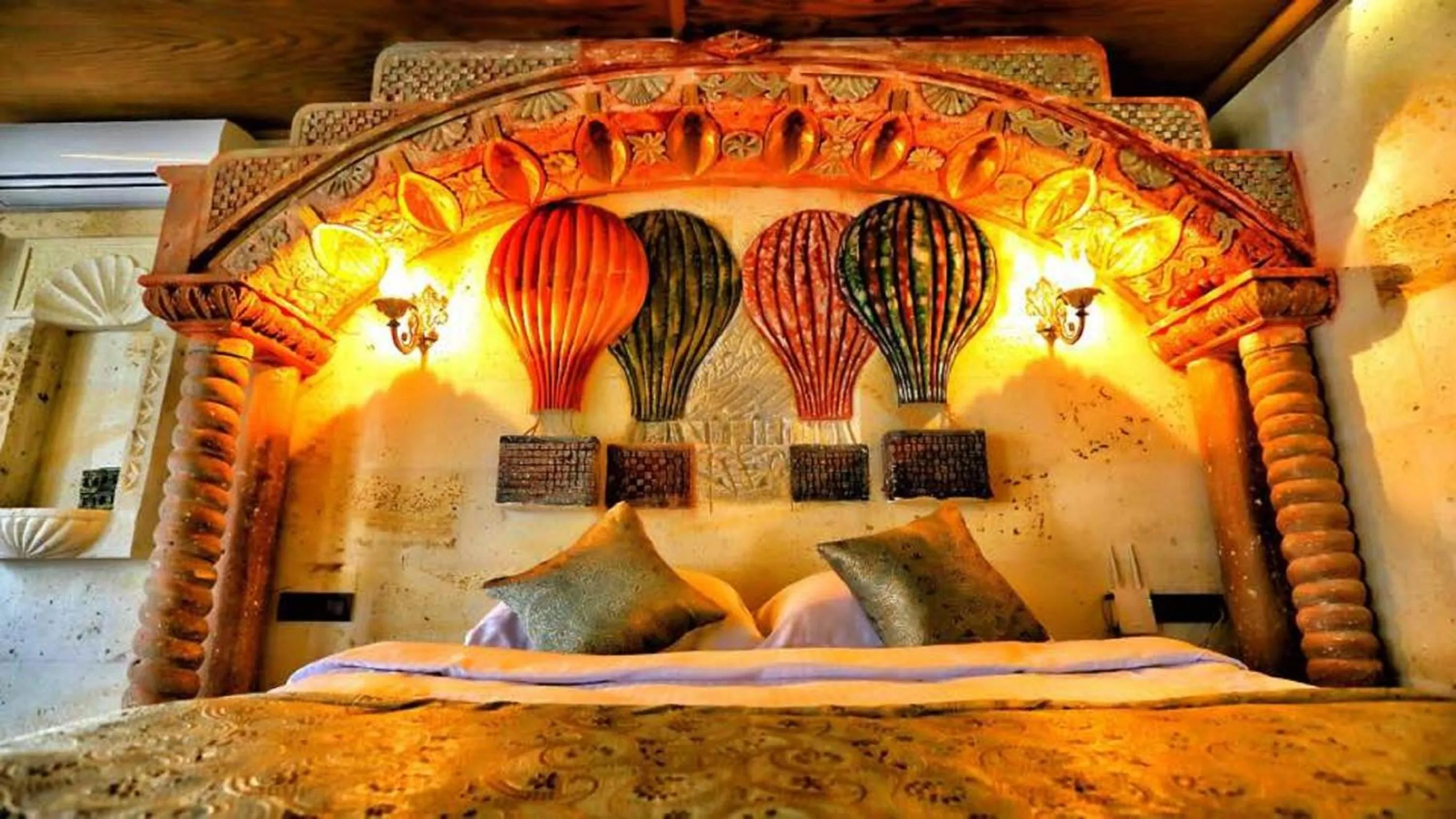 Bed in Cappadocia Empire Cave Hotel
