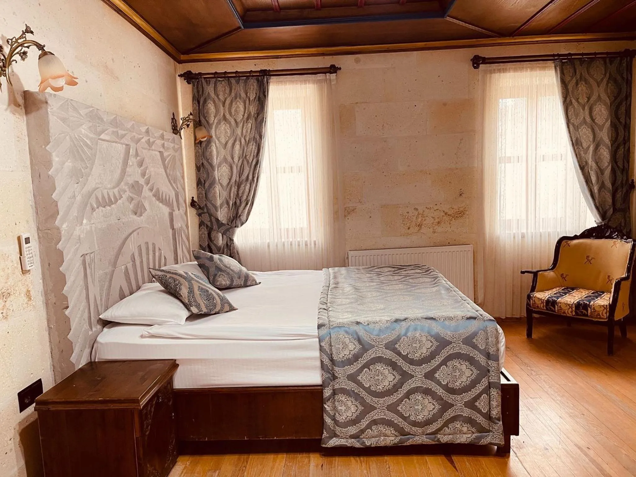 Bed in Cappadocia Empire Cave Hotel