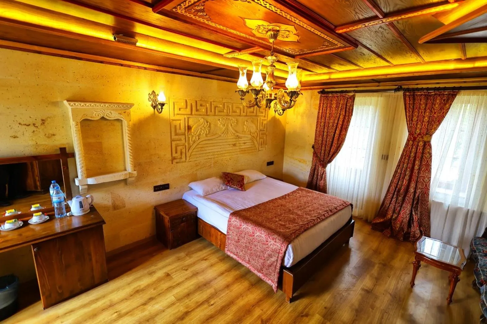 Bed in Cappadocia Empire Cave Hotel