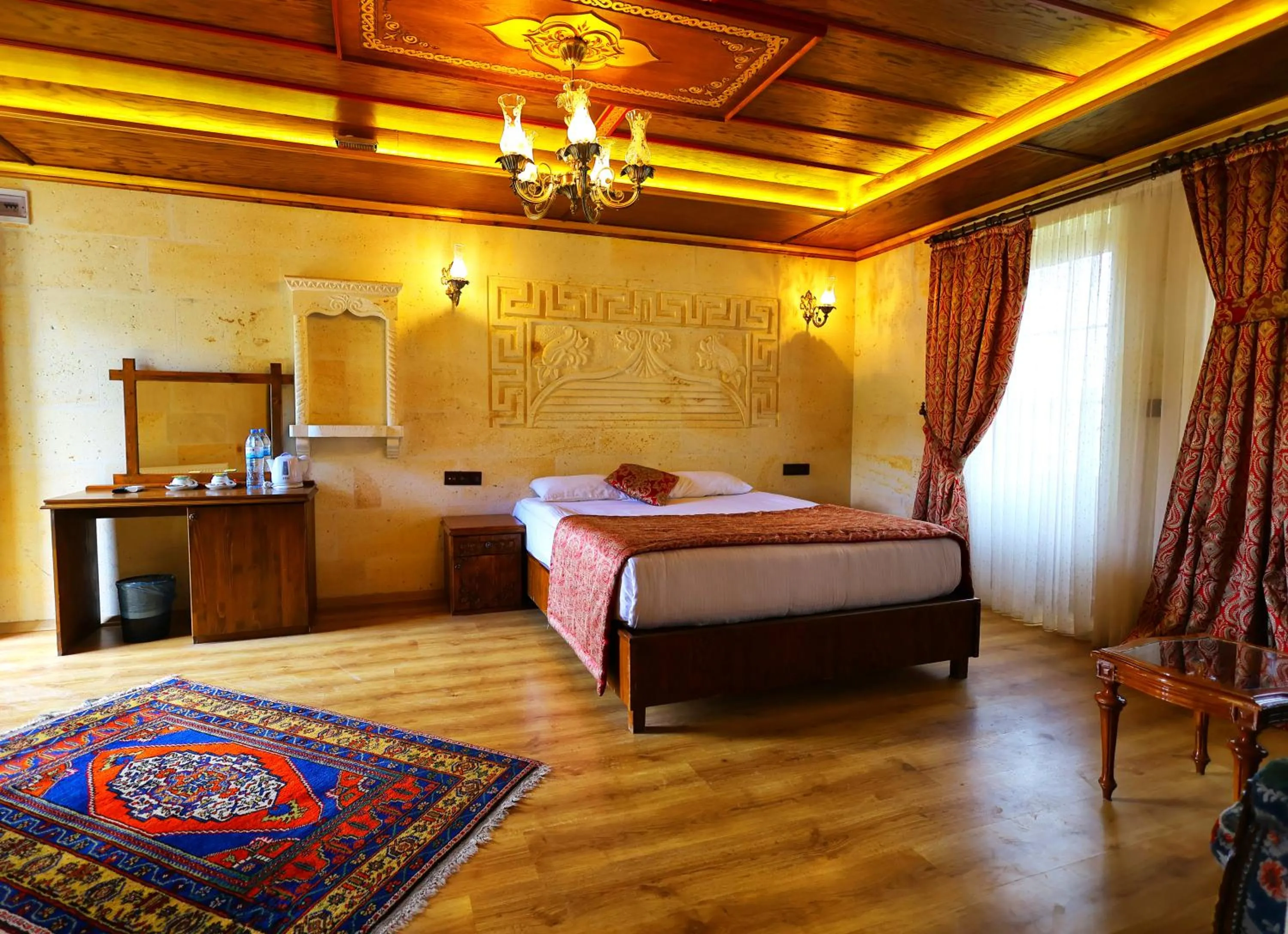 Bed in Cappadocia Empire Cave Hotel