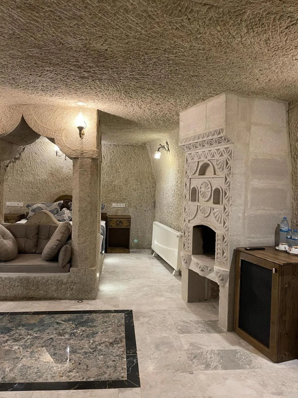 Bed in Cappadocia Empire Cave Hotel