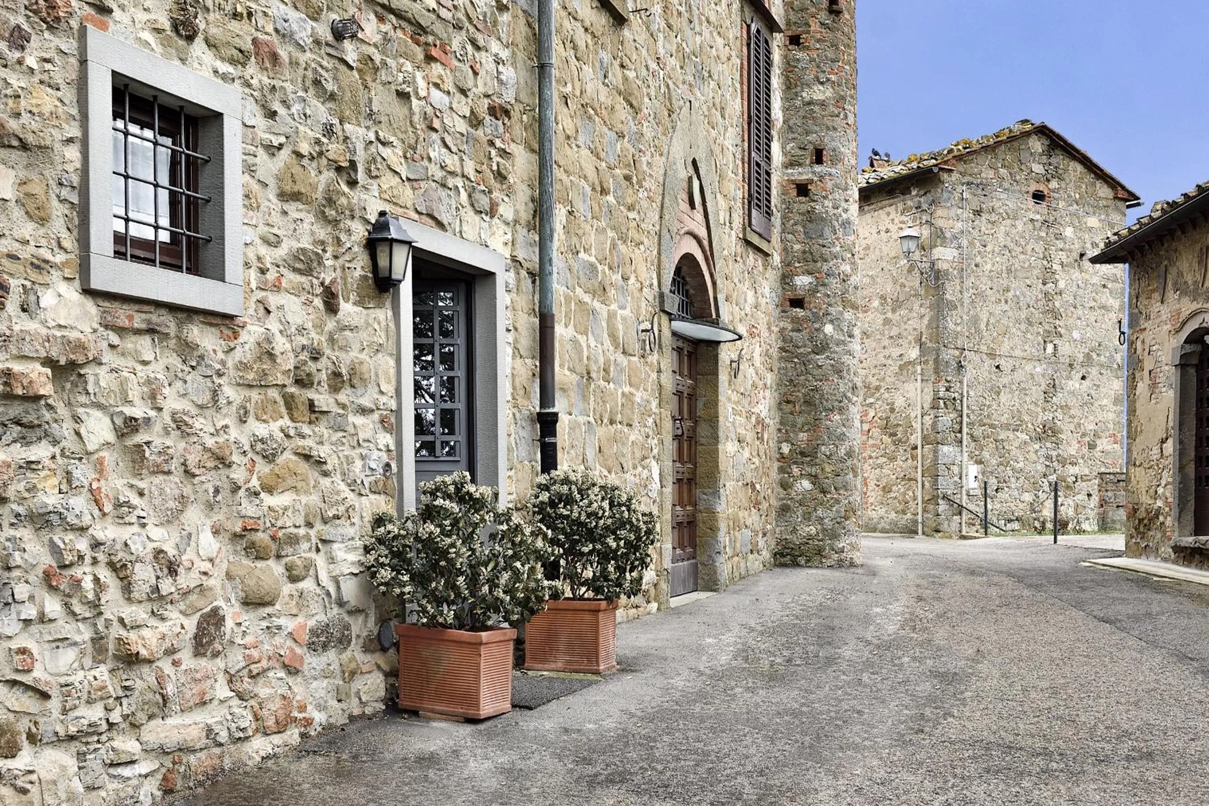 Facade/entrance in Castelletto di Montebenichi
