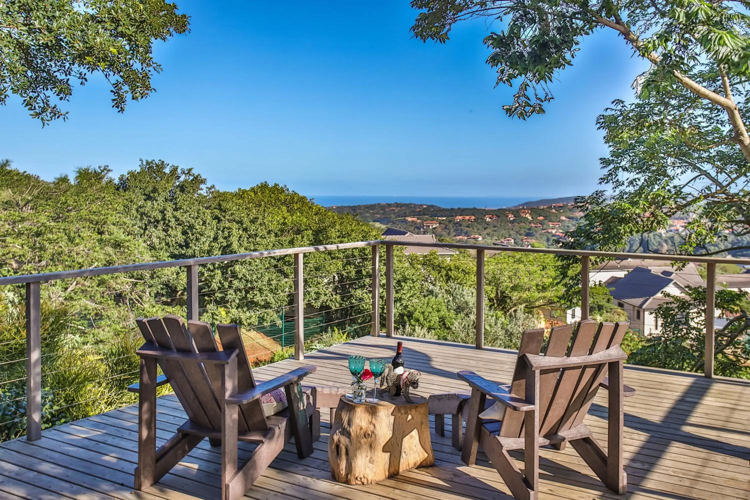 Balcony/Terrace in Kingsley House Chalet
