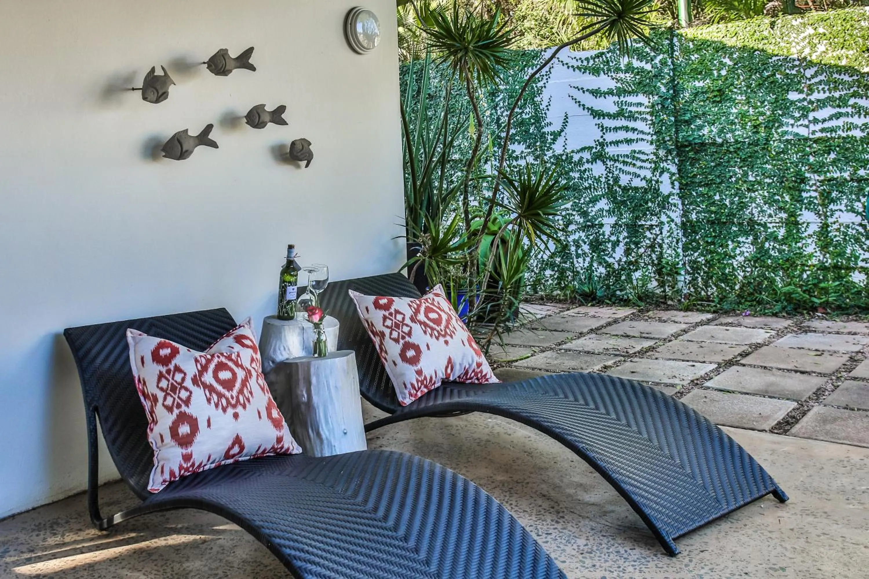 Patio in Kingsley House Chalet