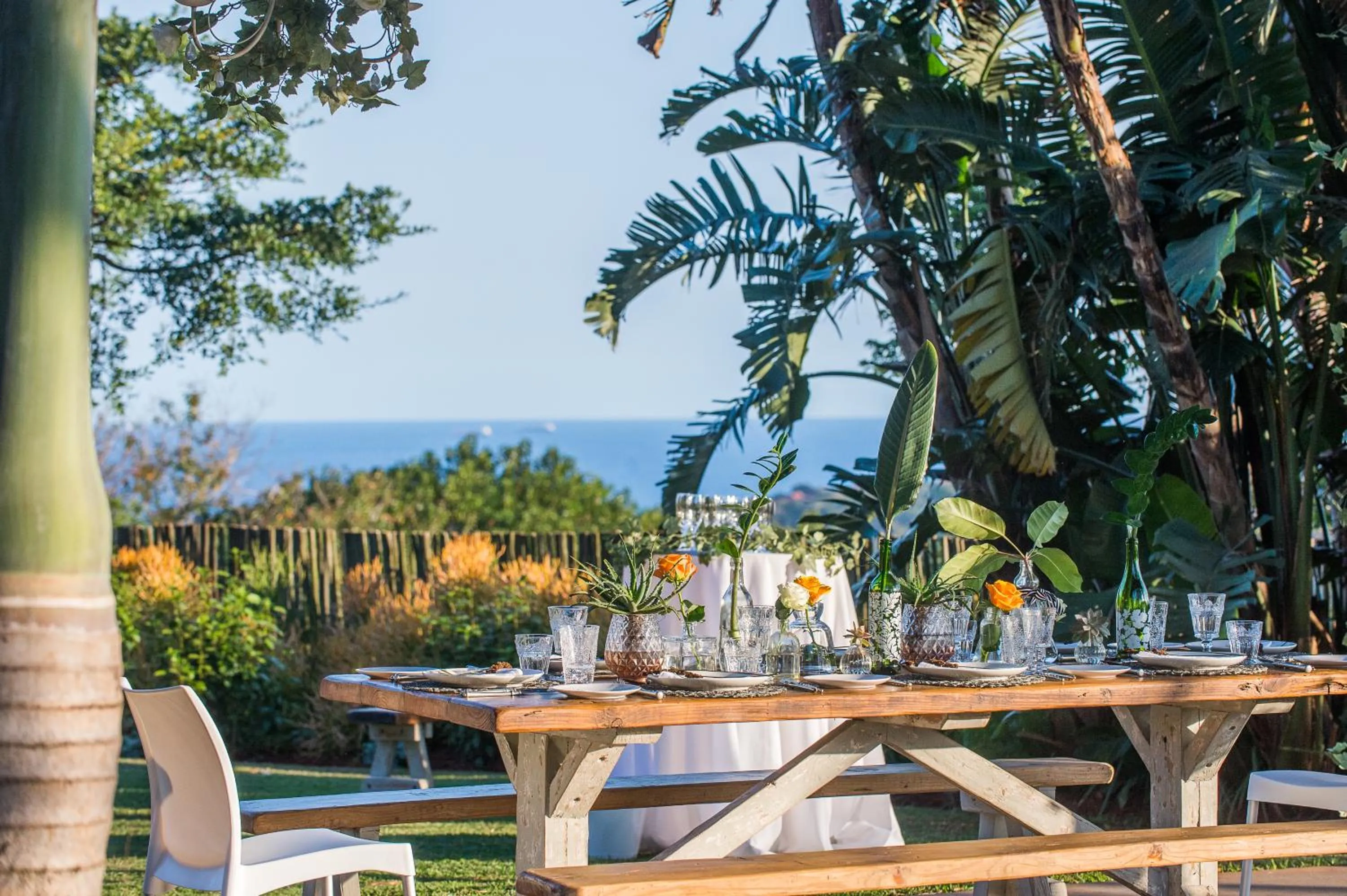 Garden in Kingsley House Chalet