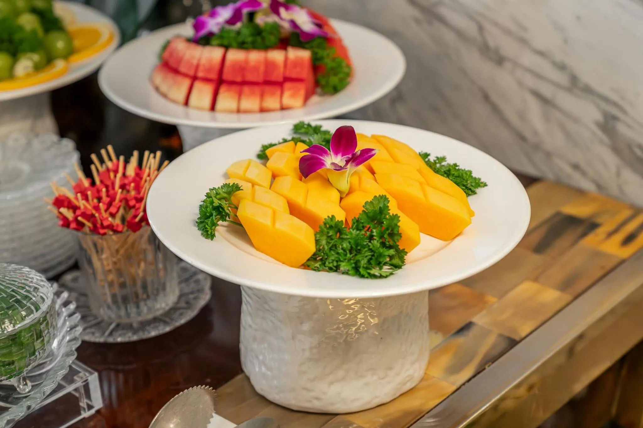 Food and drinks in A&EM Saigon Hotel