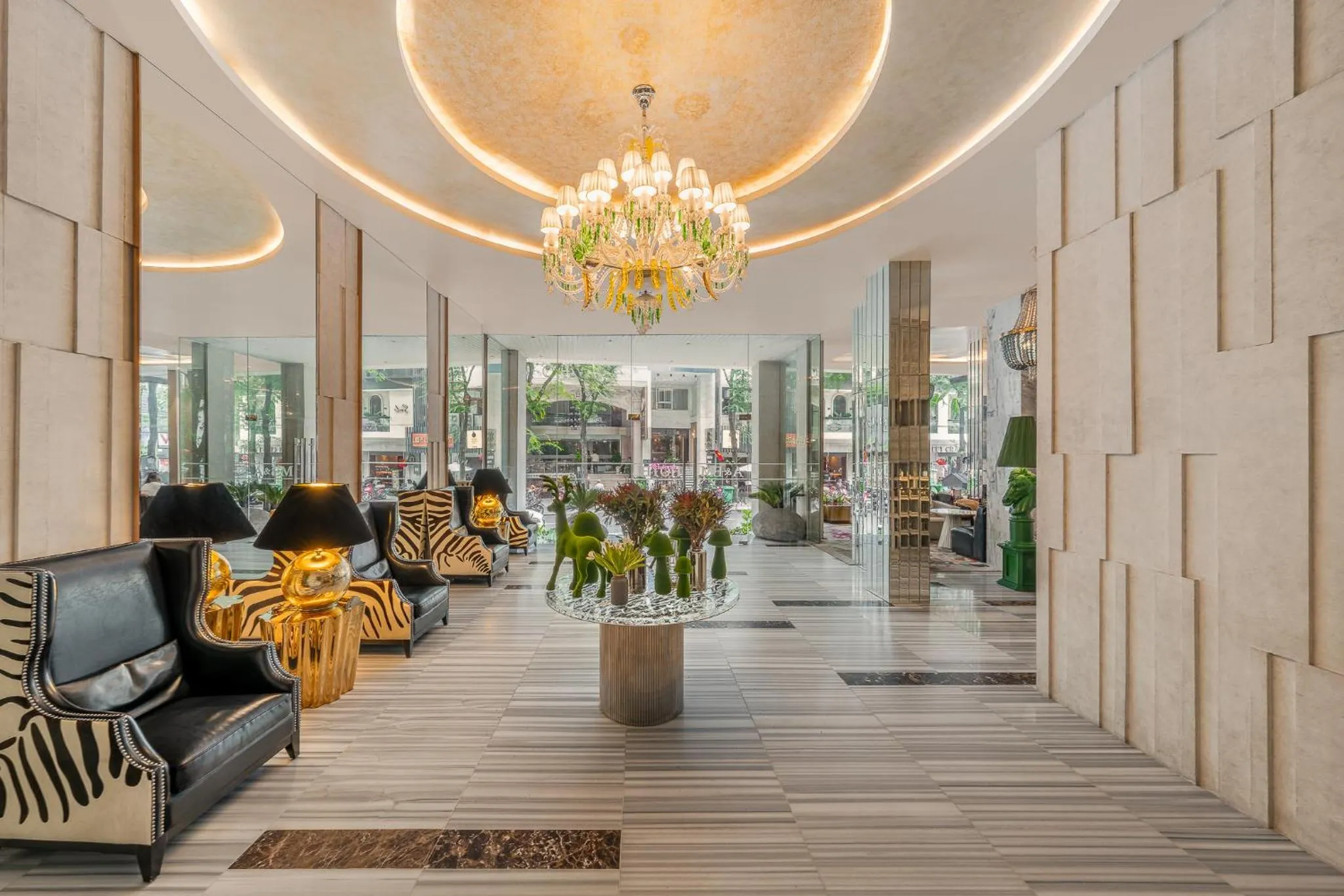 Lobby or reception in A&EM Saigon Hotel