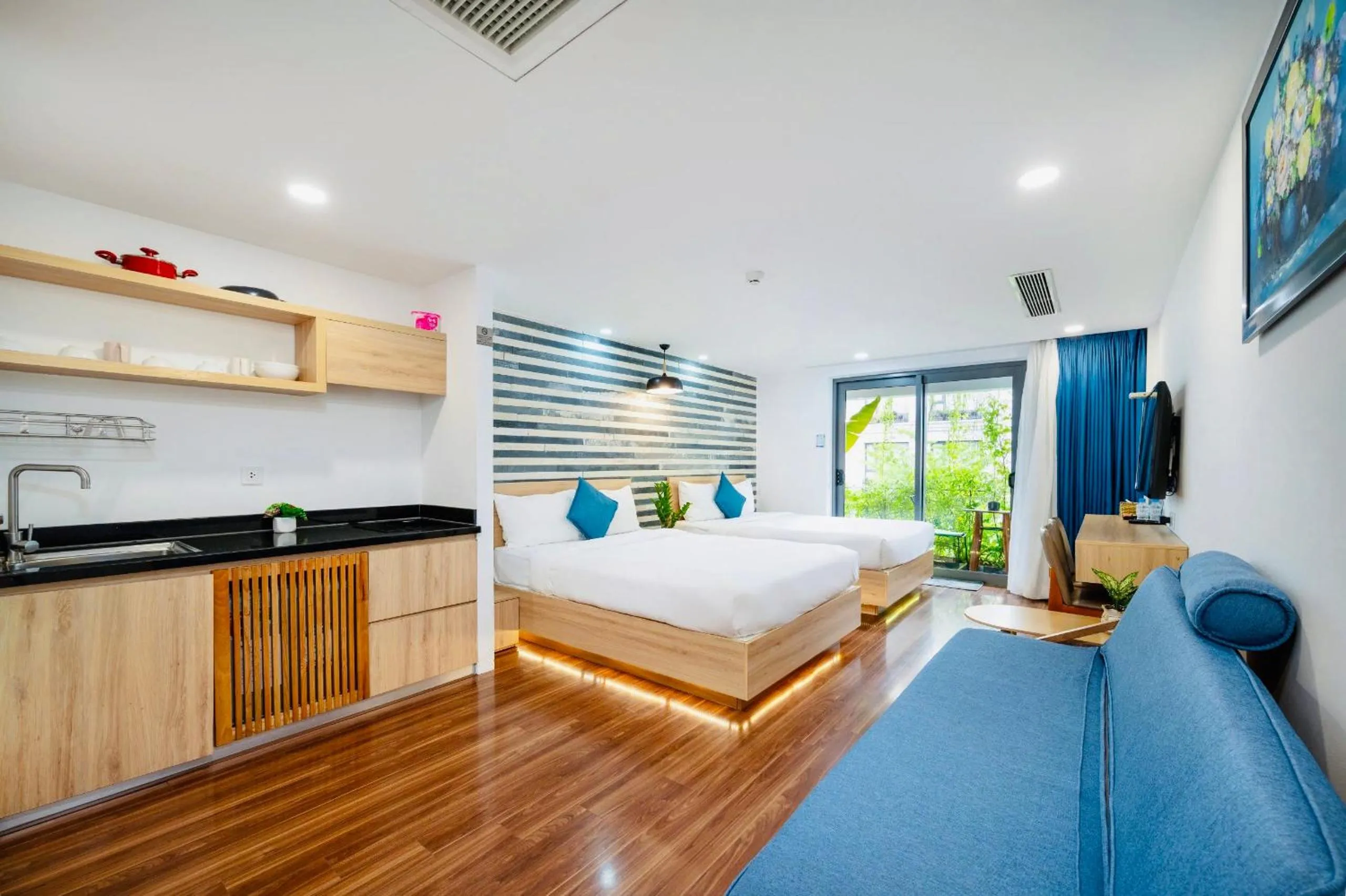 Bed in John Boutique Villa