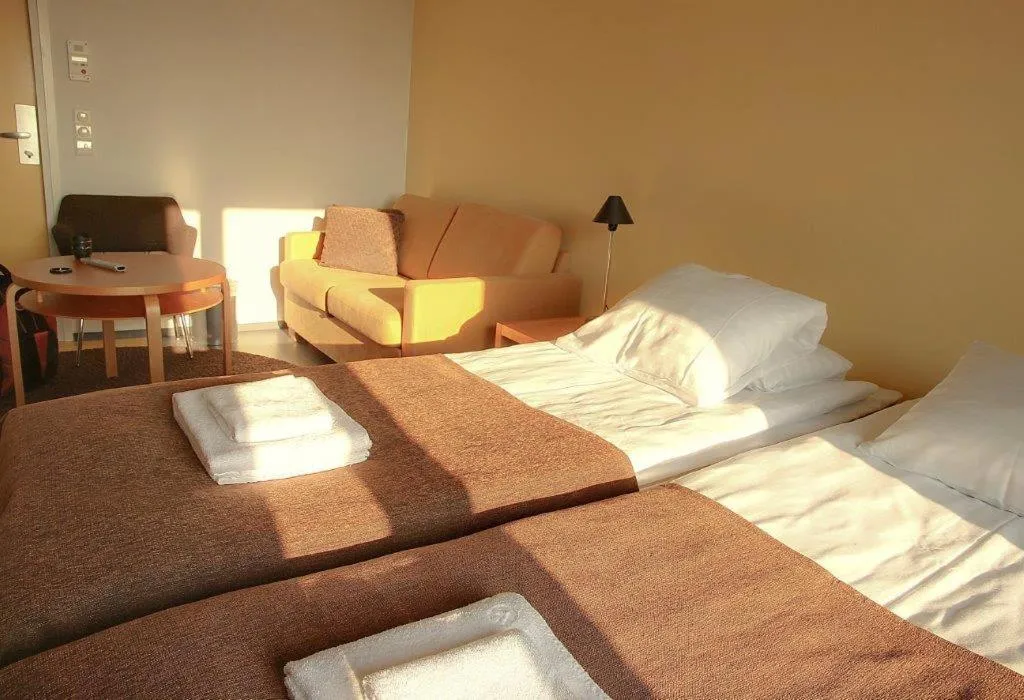 Bed in Huoneistohotelli Valo