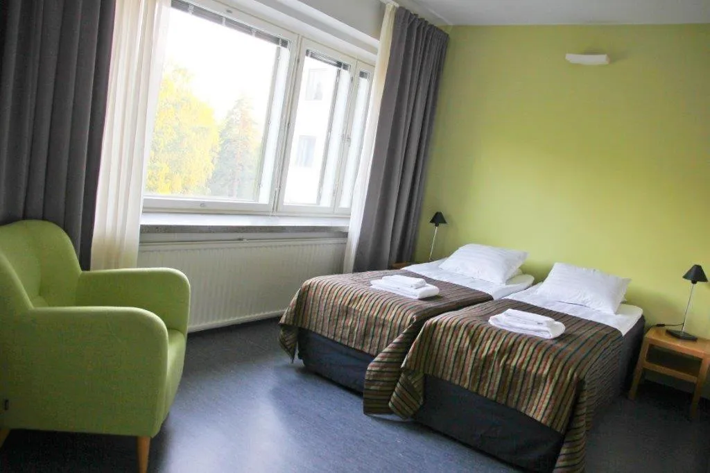 Bed in Huoneistohotelli Valo