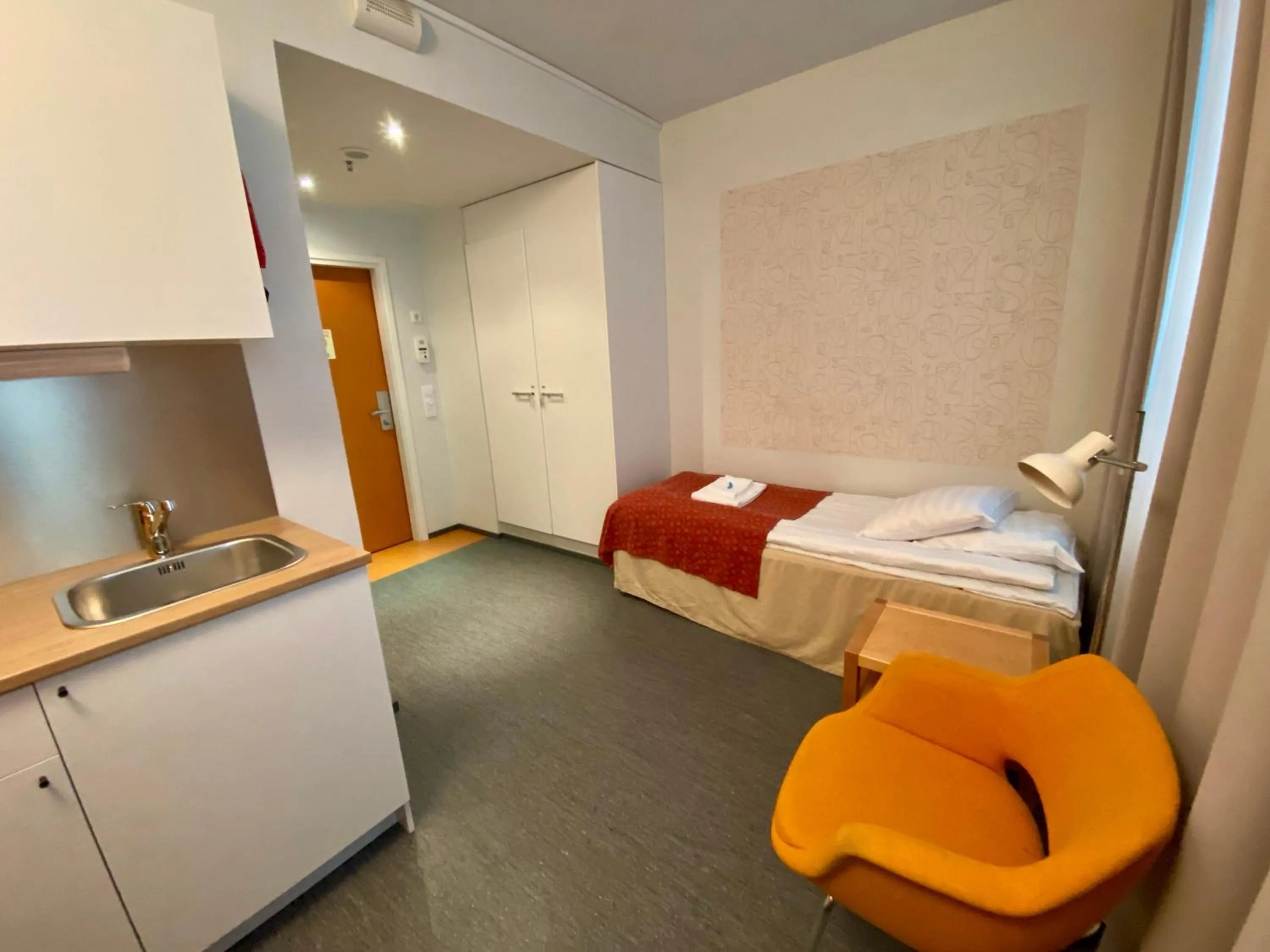 Bed in Huoneistohotelli Valo