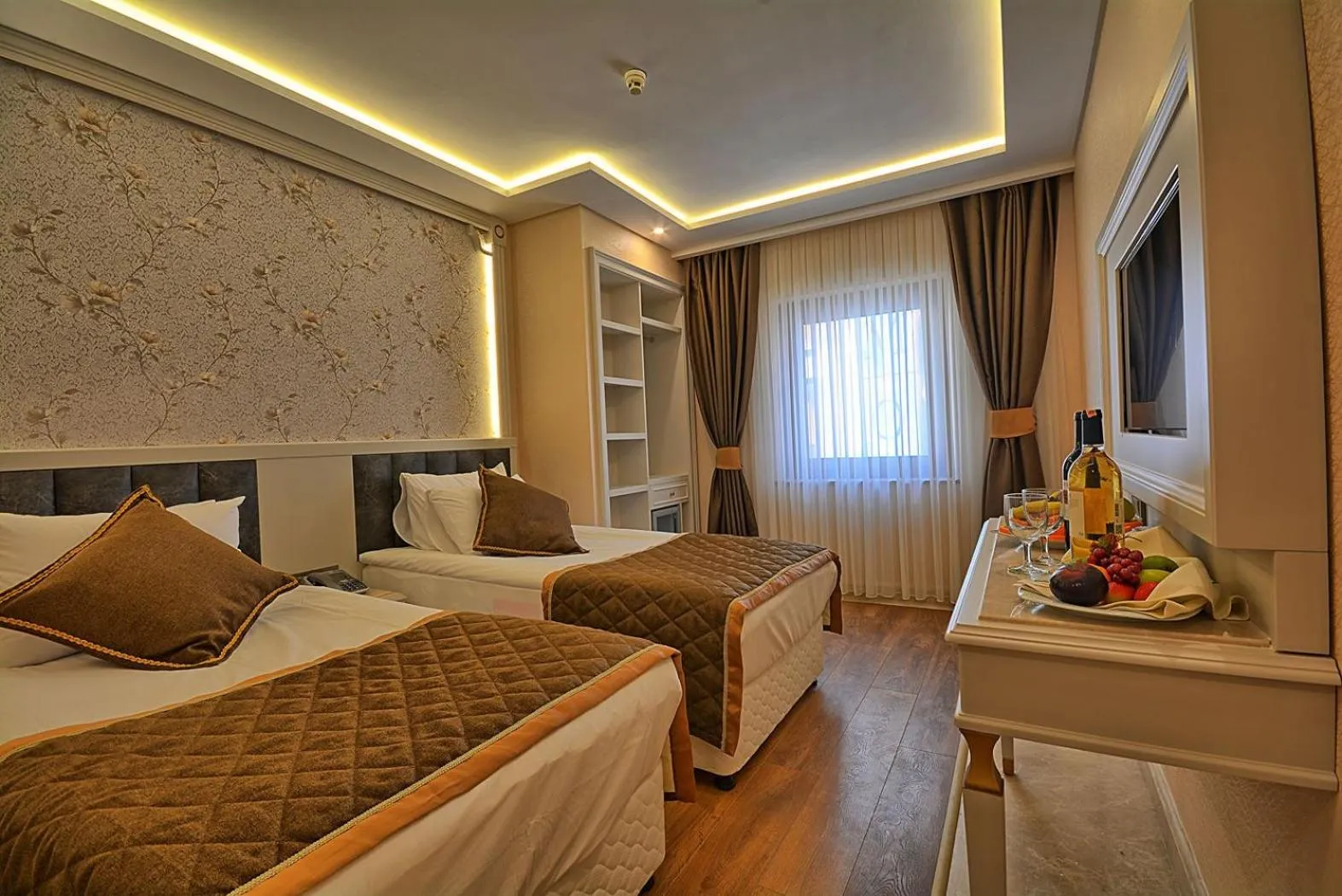 Bed in Samir Deluxe Hotel