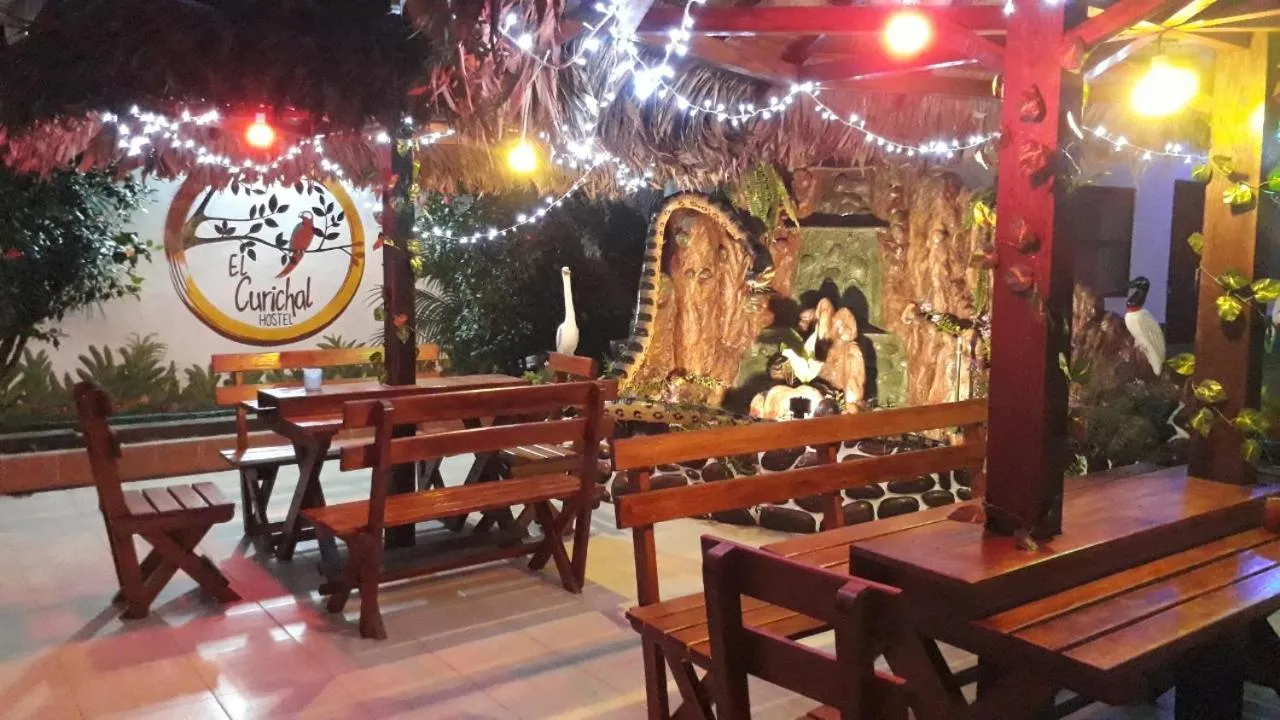 Night in El Curichal Hostel