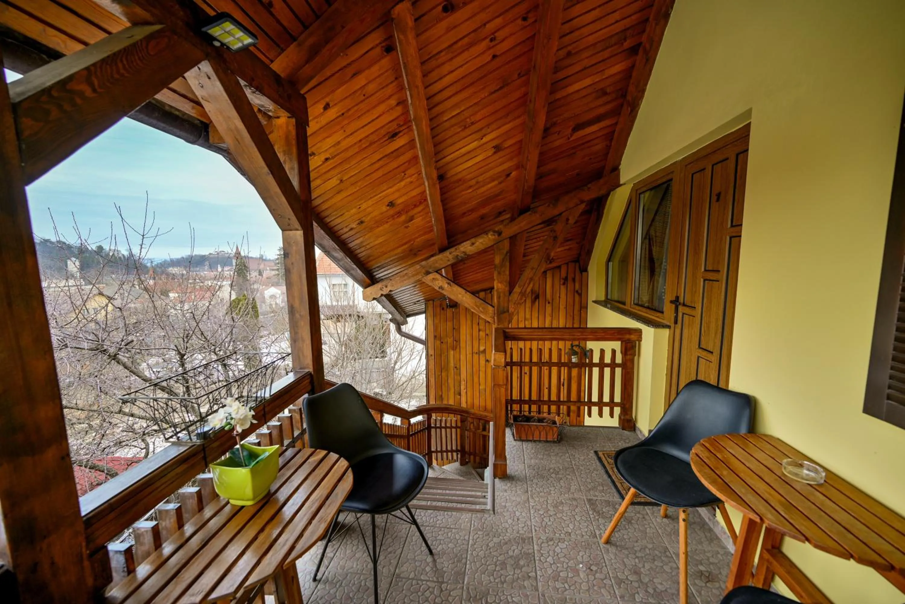 Patio in Pension Brasovu Vechi