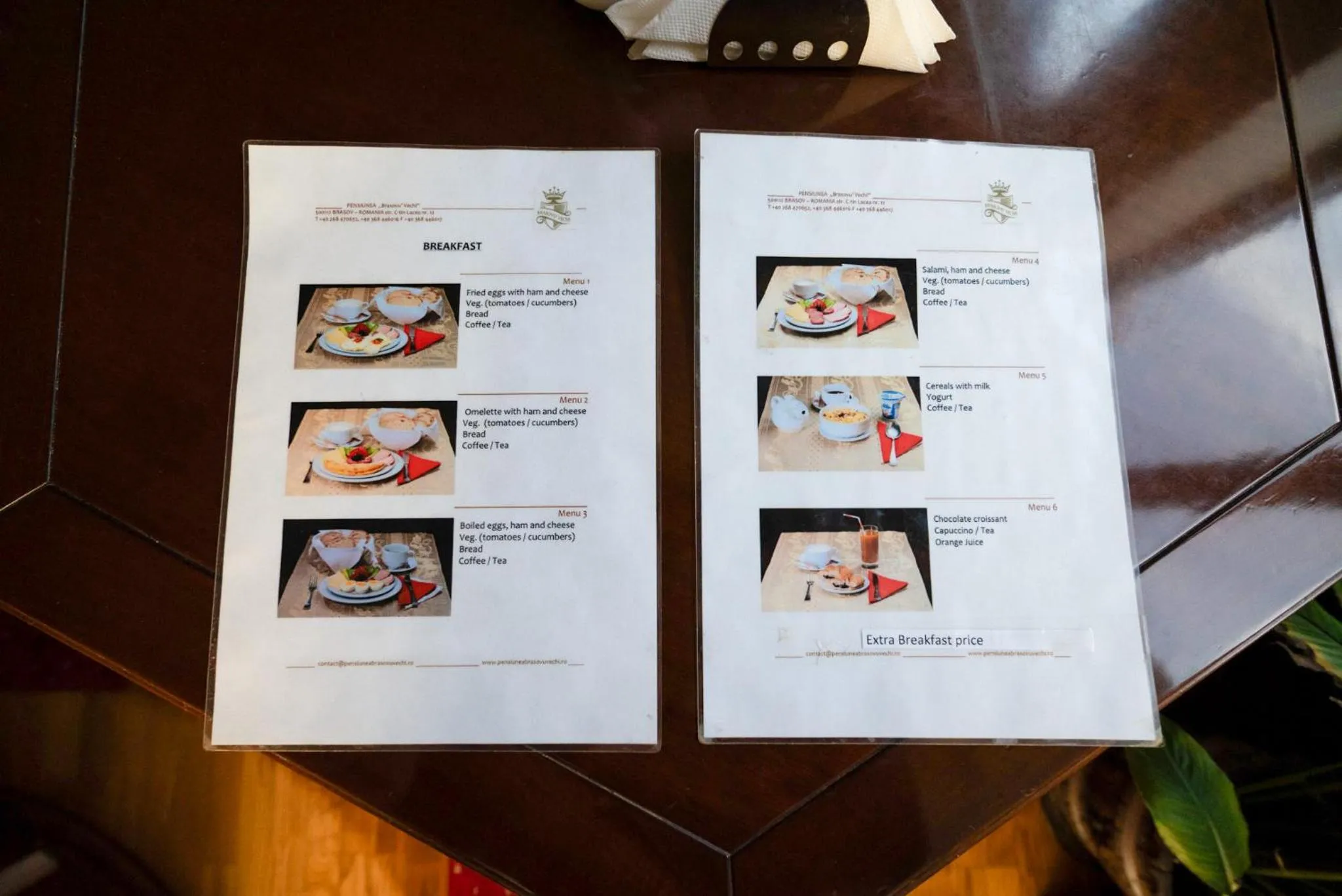 Breakfast in Pension Brasovu Vechi