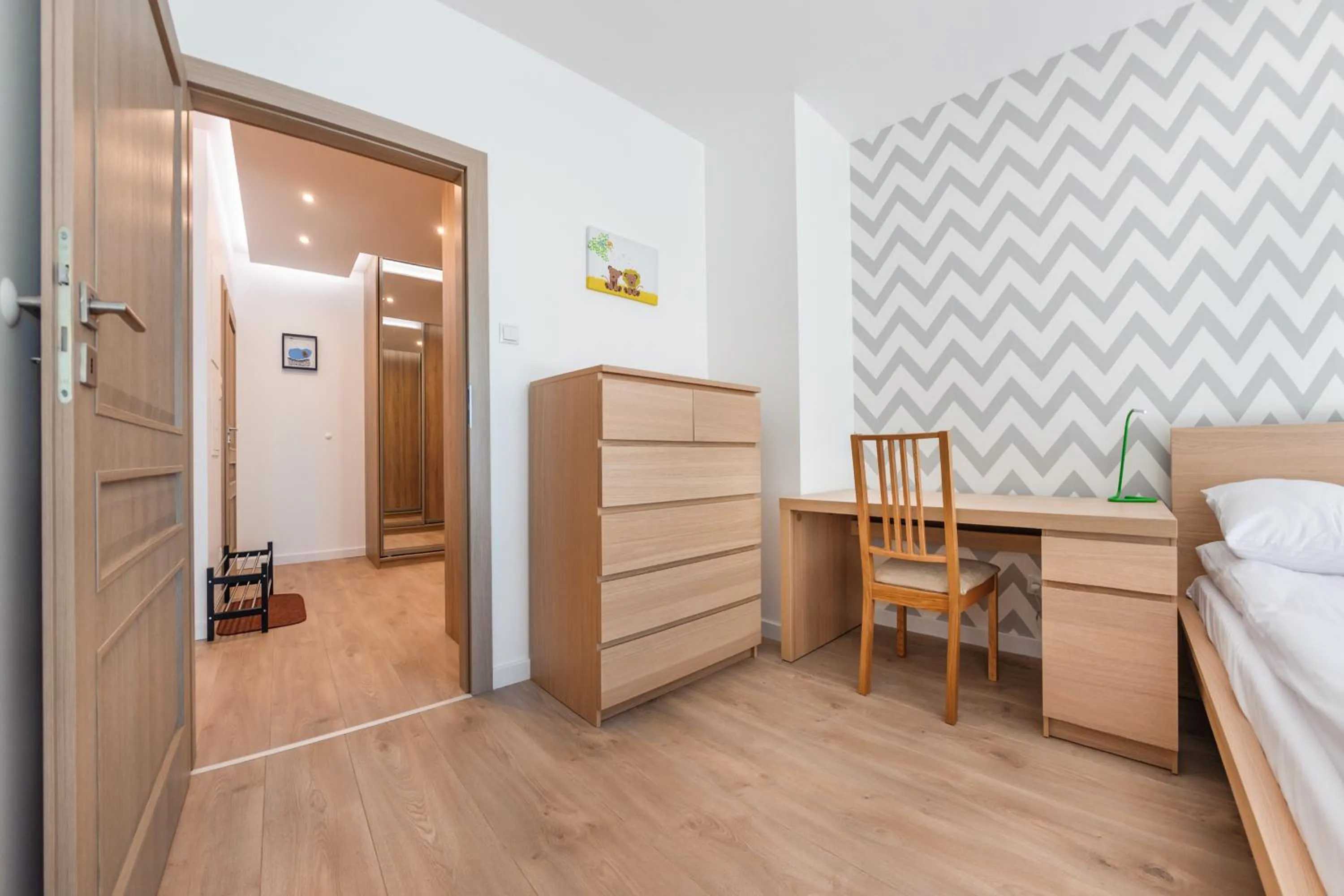 Bedroom, Bed in Nadmorze, Sun & Snow