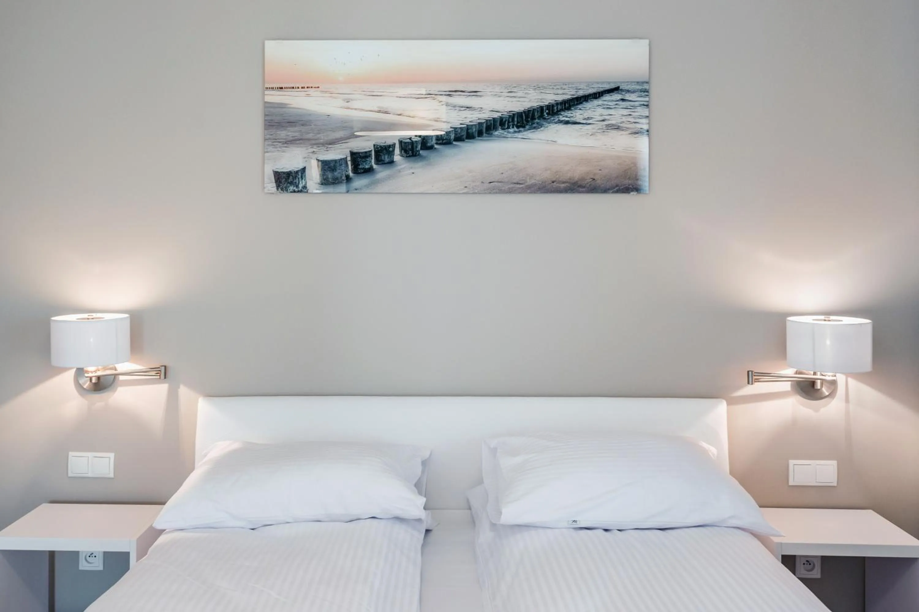 Bedroom, Bed in Nadmorze, Sun & Snow