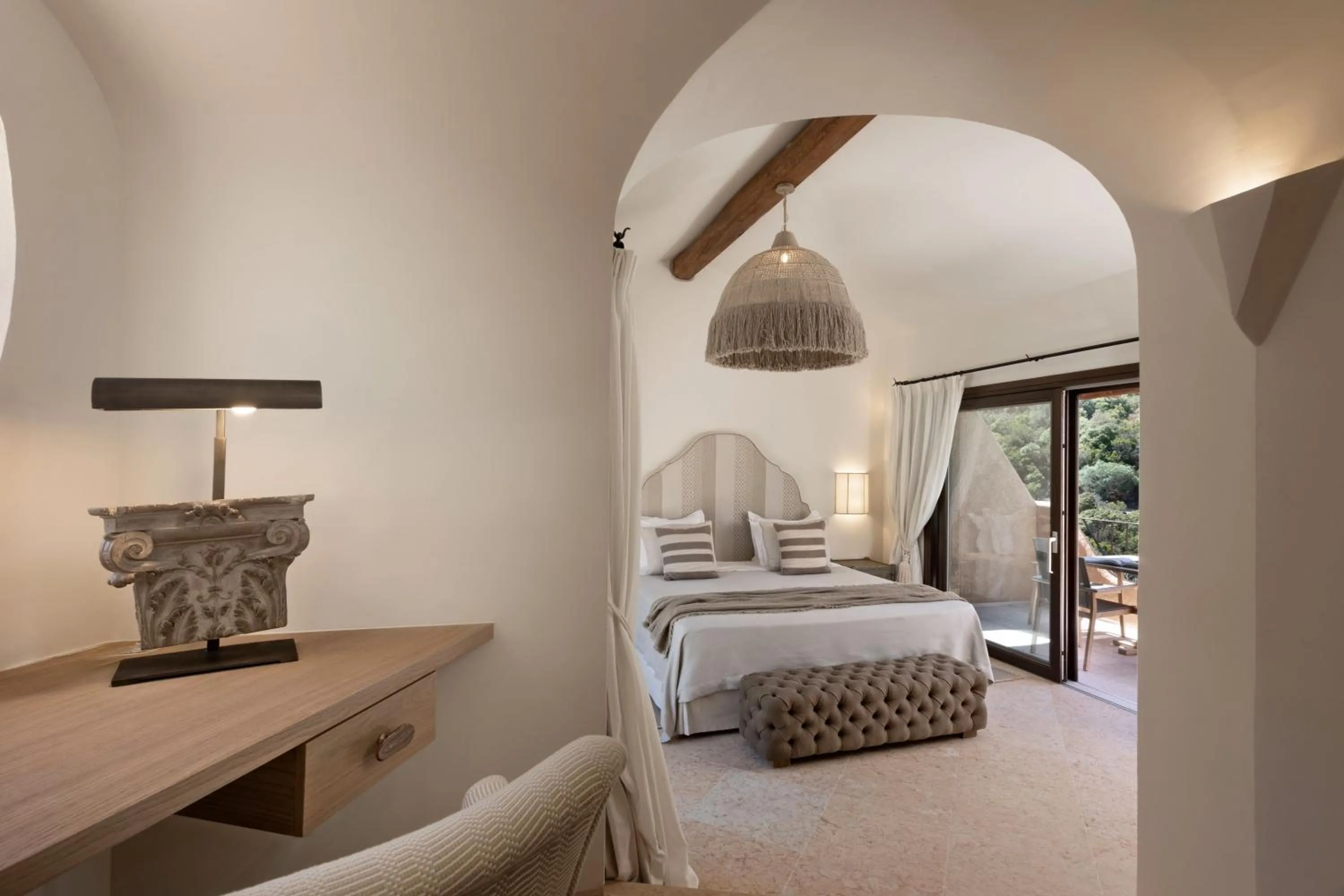 Balcony/Terrace, Bed in Relais Villa Carola