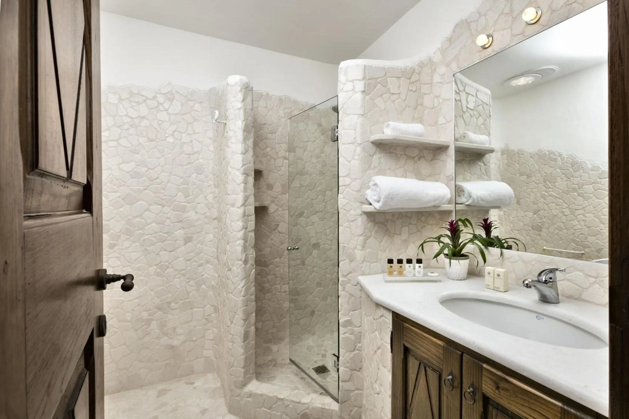 Shower in Relais Villa Carola