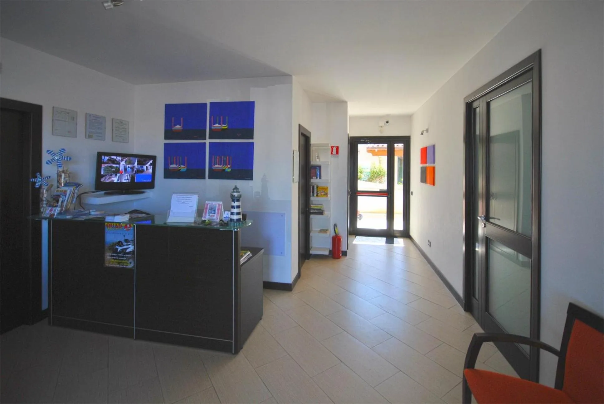 Lobby or reception in Villa Faro B&B