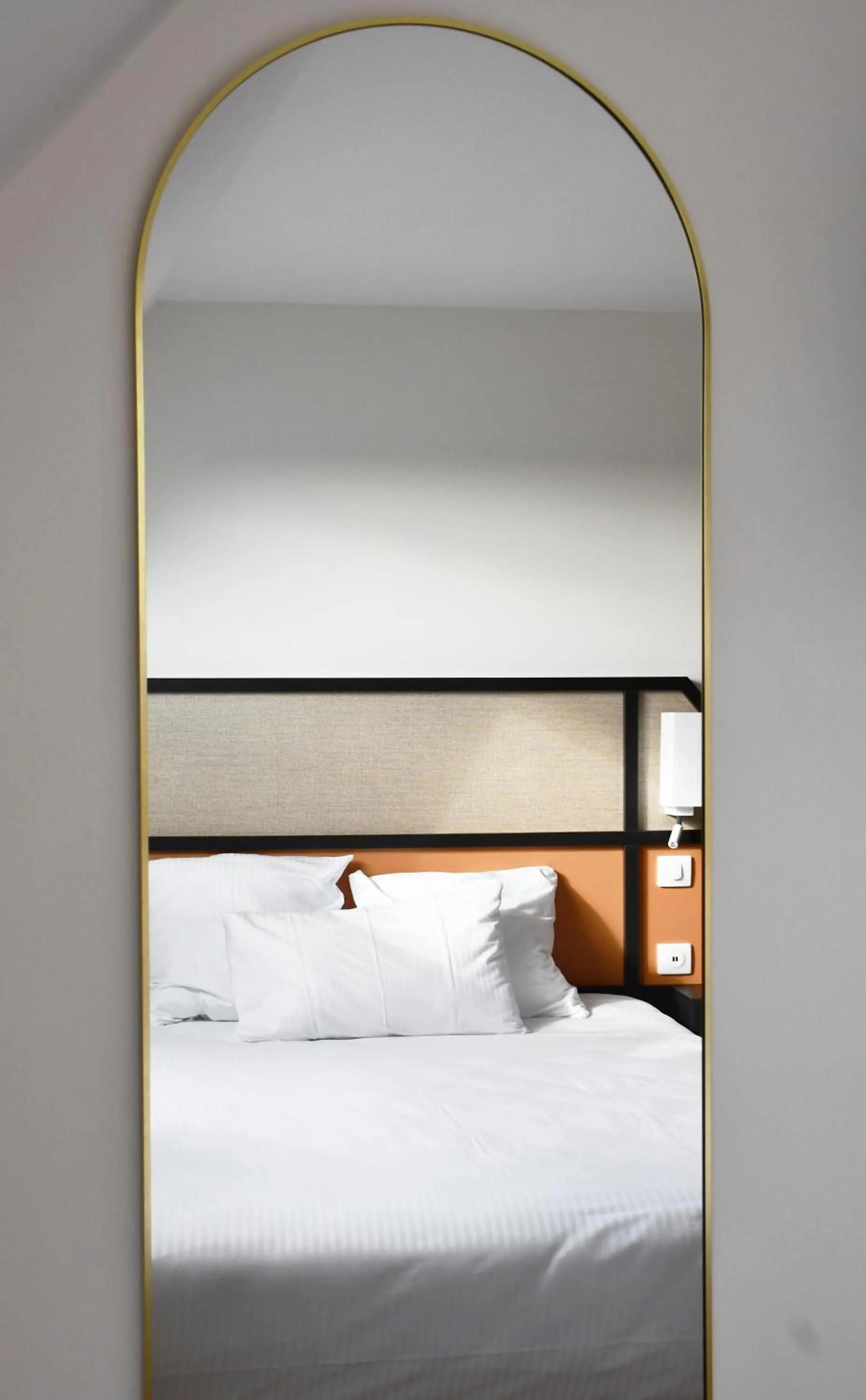 Bed in Hotel Moderne