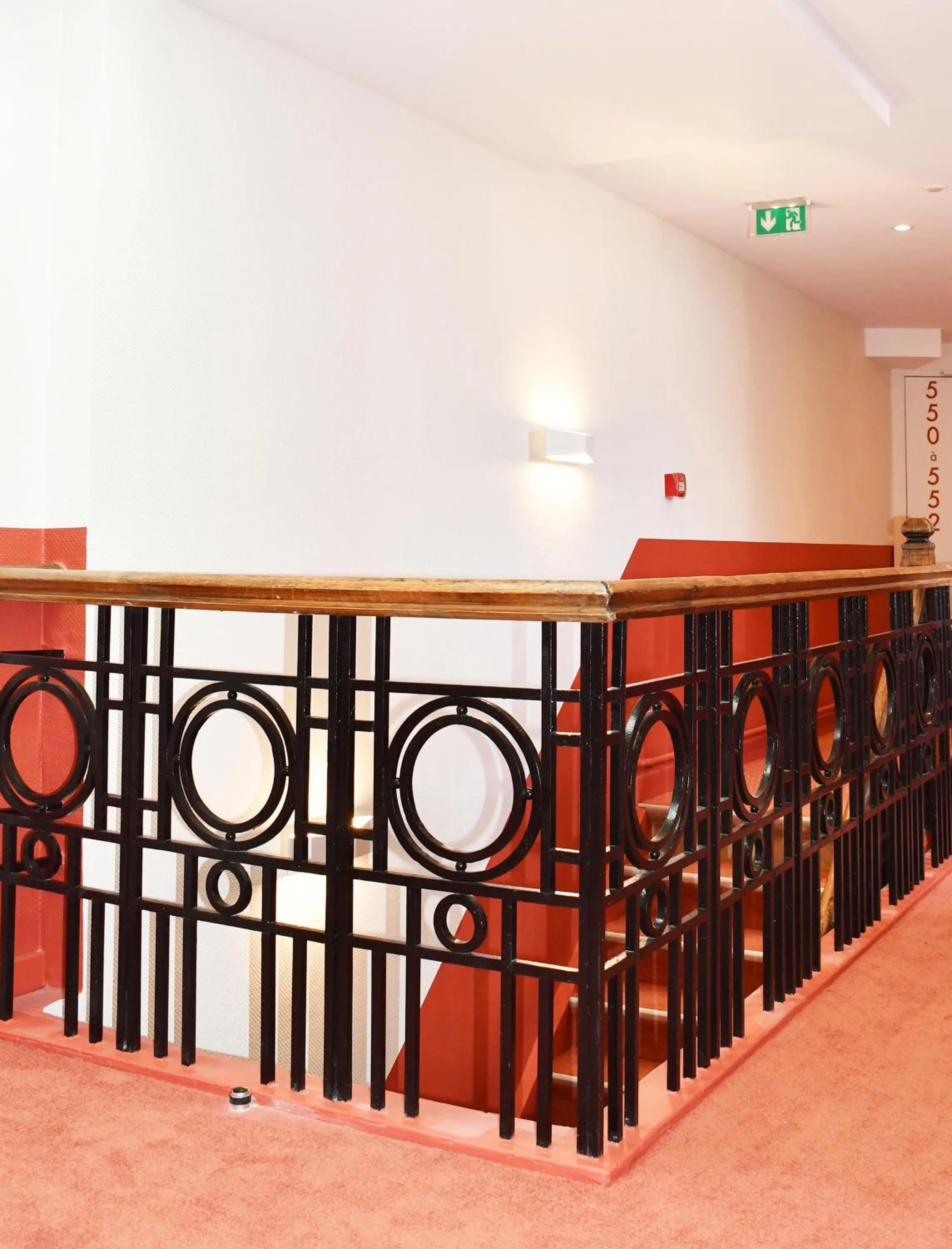 Decorative detail in Hotel Moderne