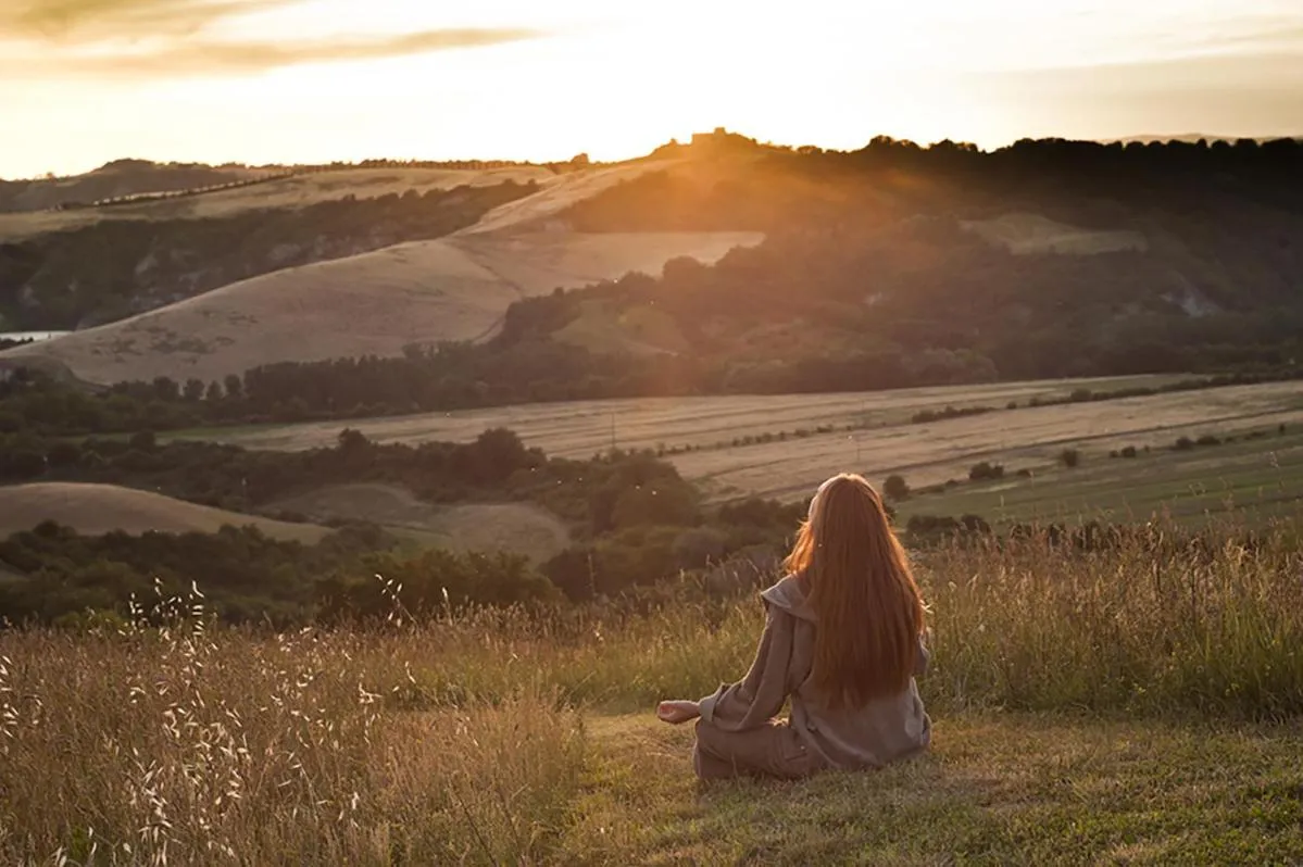Natural landscape in San Giovanni Terme Rapolano