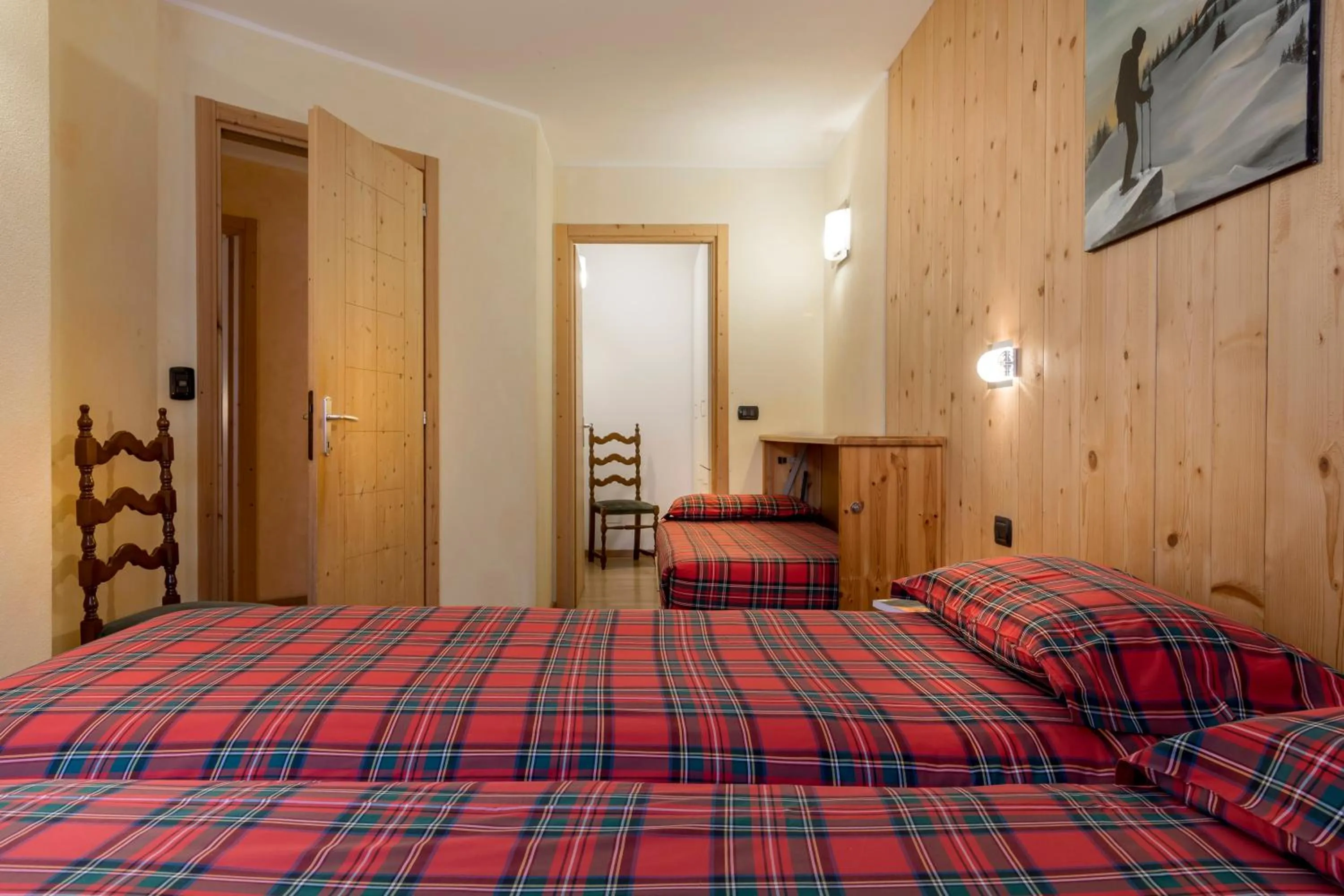 Bed in Chalet Stelle Di Neve