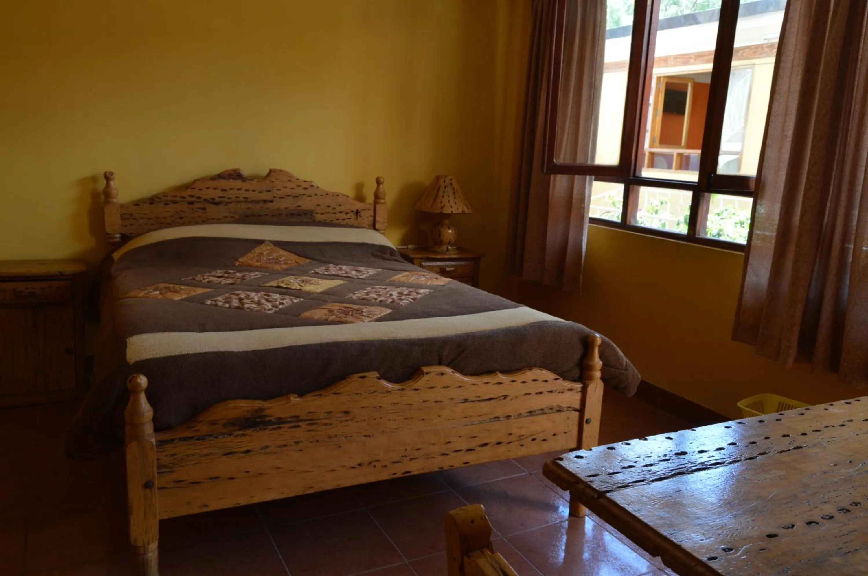 Bed in Hostal Coronel Pedro Arraya
