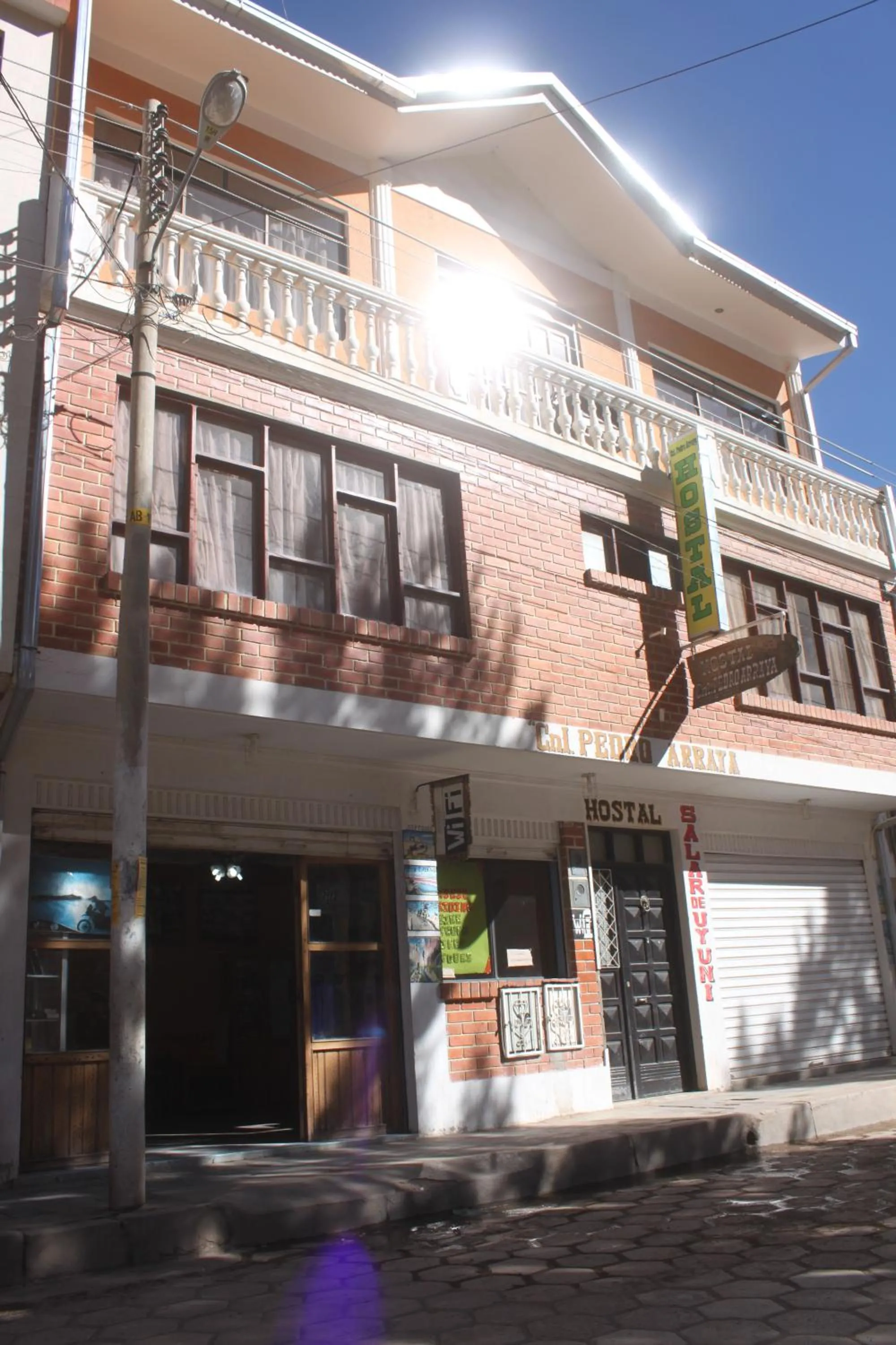Facade/entrance in Hostal Coronel Pedro Arraya