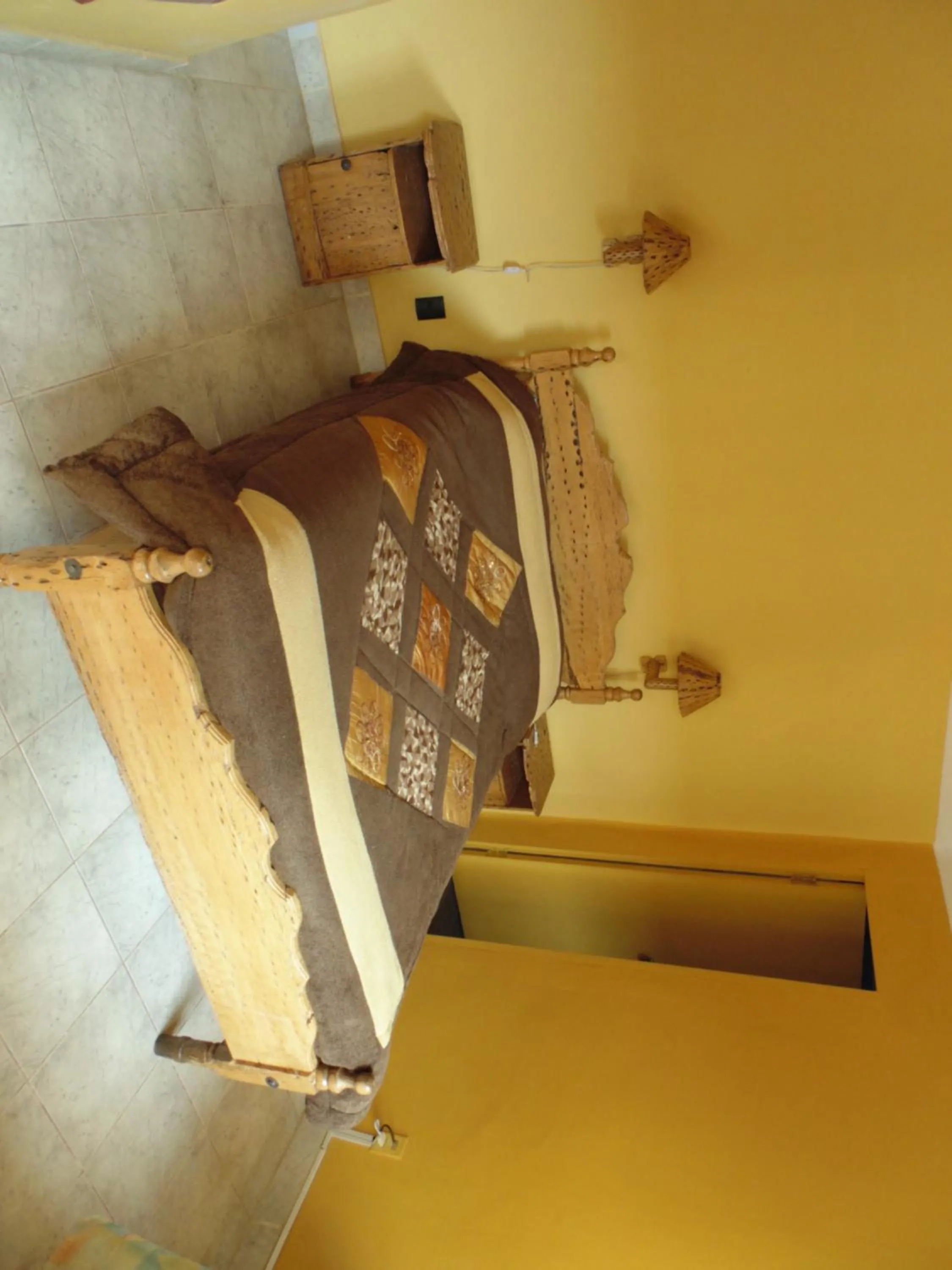Bed in Hostal Coronel Pedro Arraya