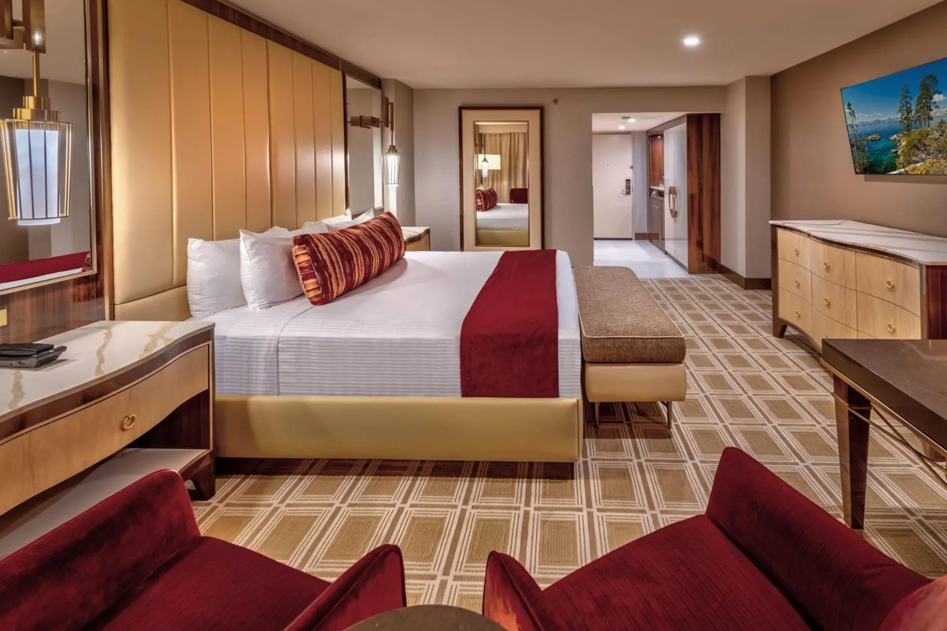 Bed in Grand Sierra Resort and Casino