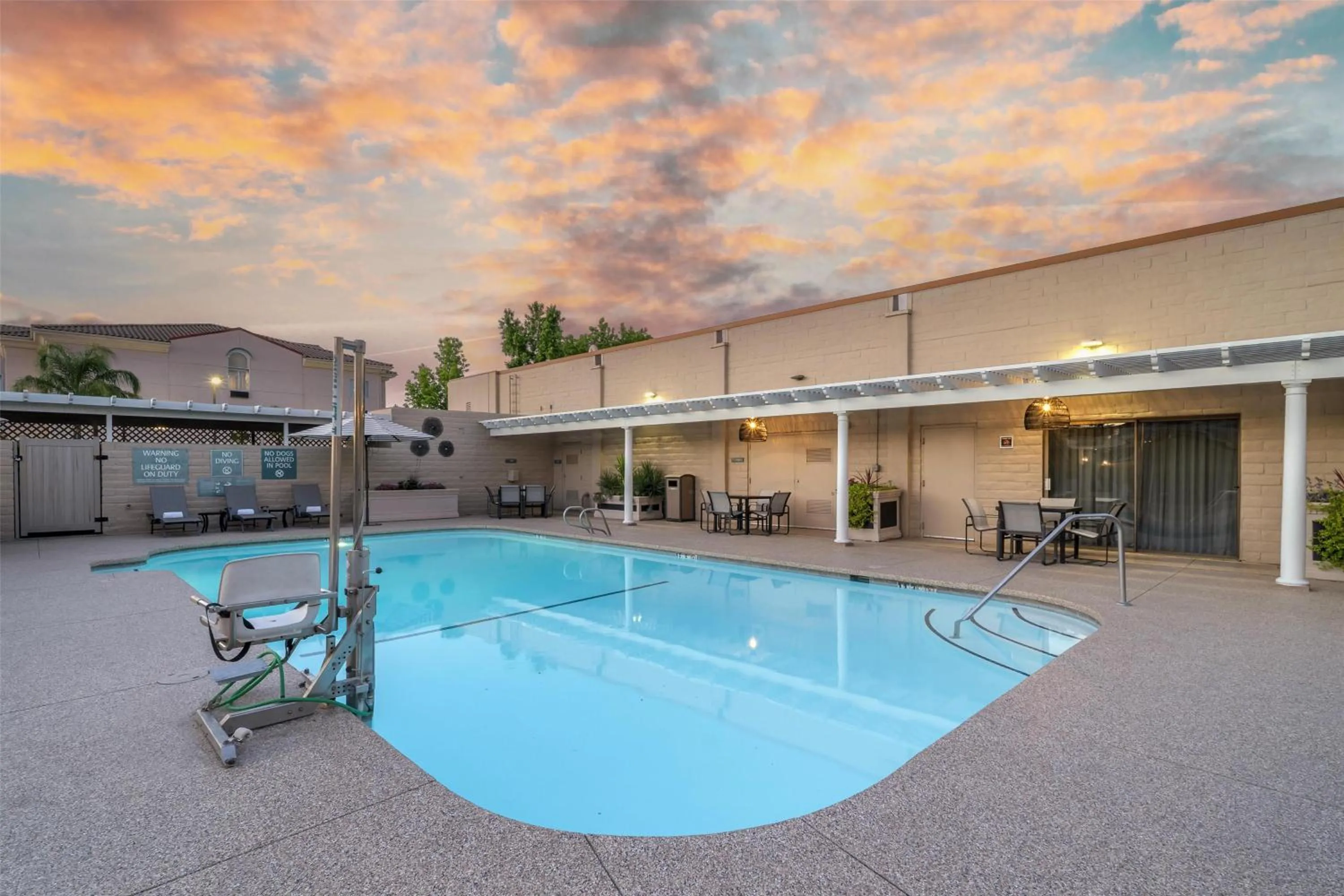 Pool view in Best Western Plus Hilltop Inn