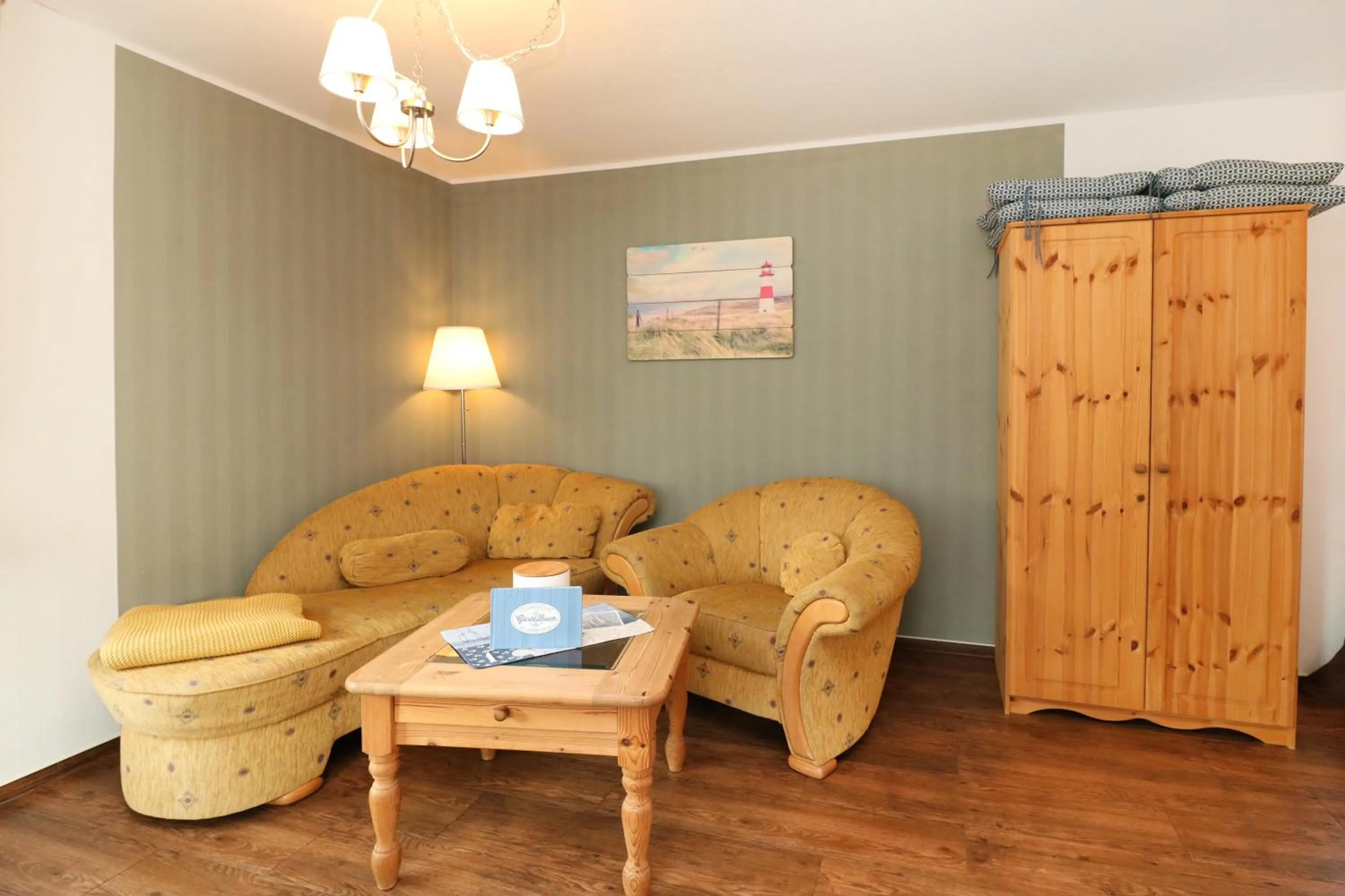 Living room in Strandkojen