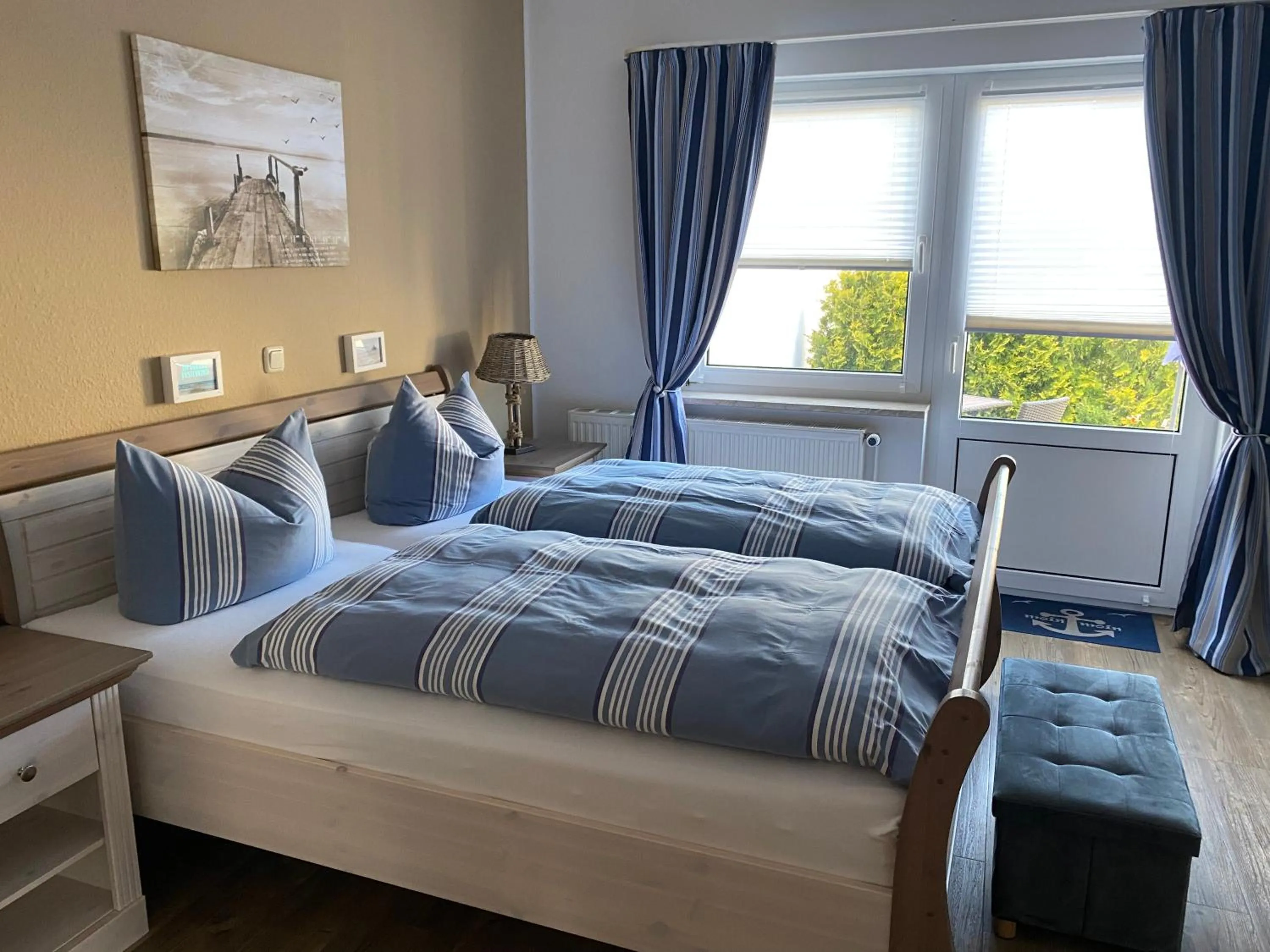 Bed in Strandkojen