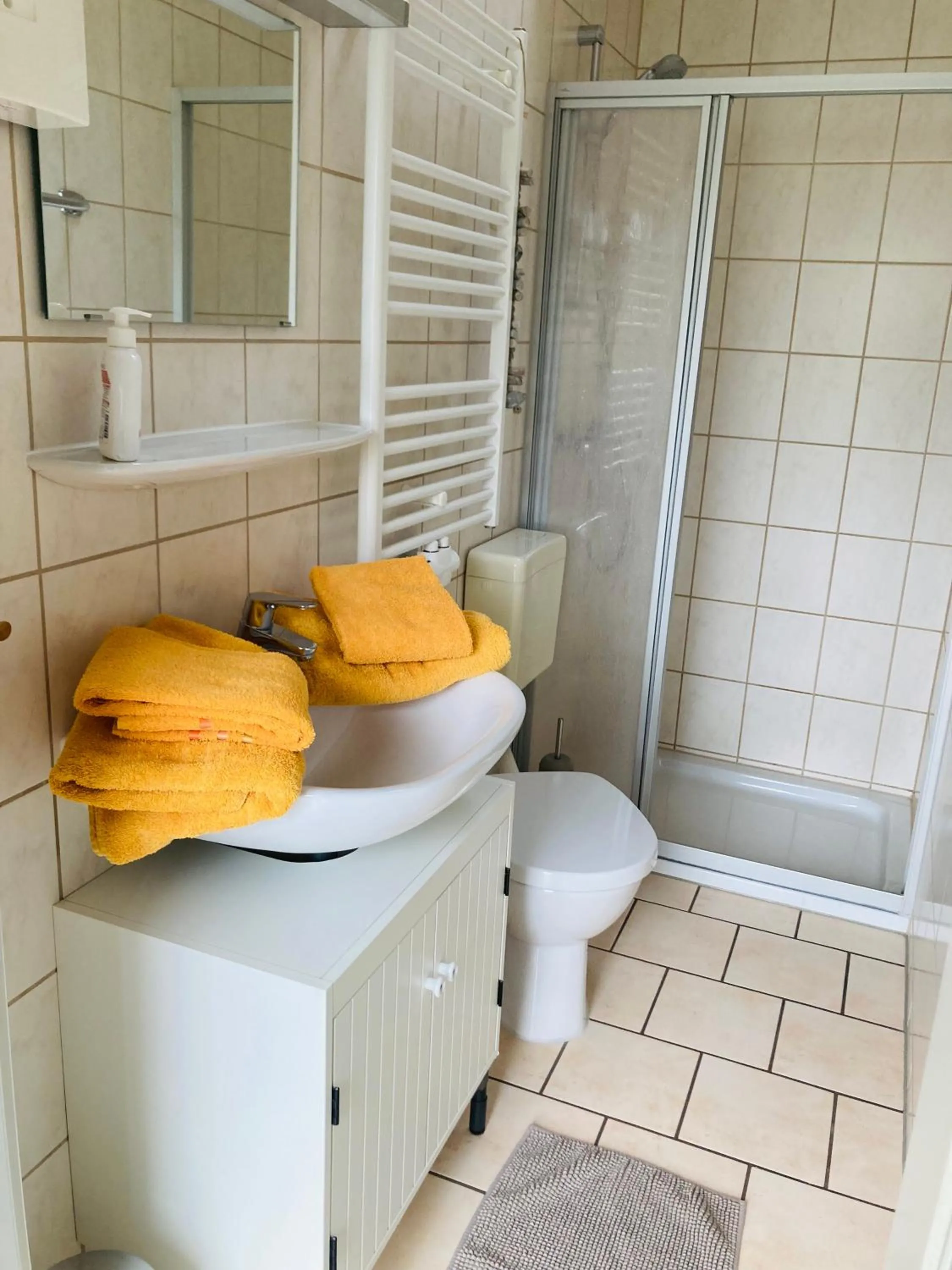 Shower in Strandkojen