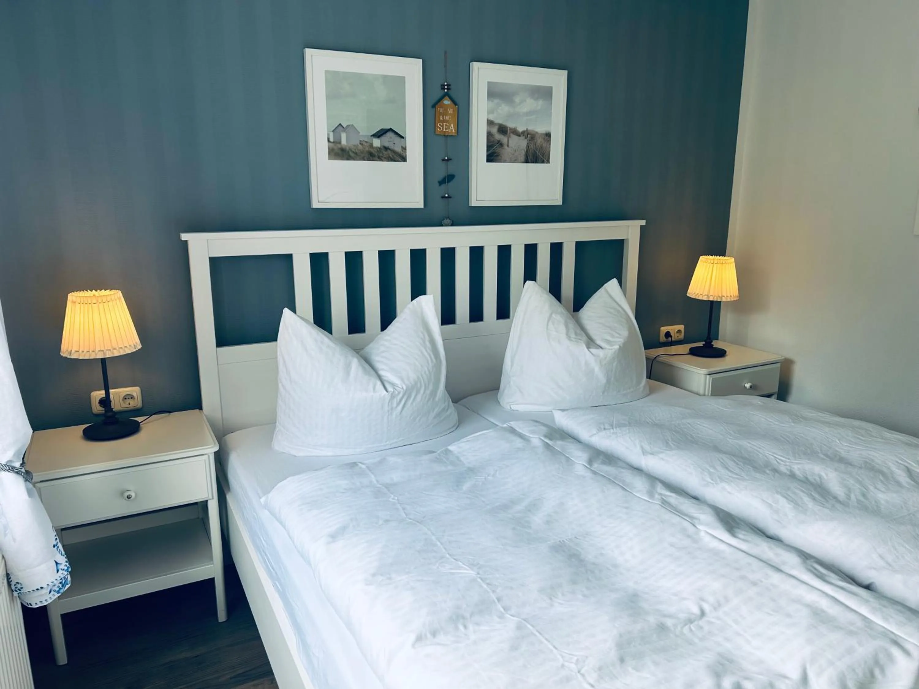 Bedroom, Bed in Strandkojen