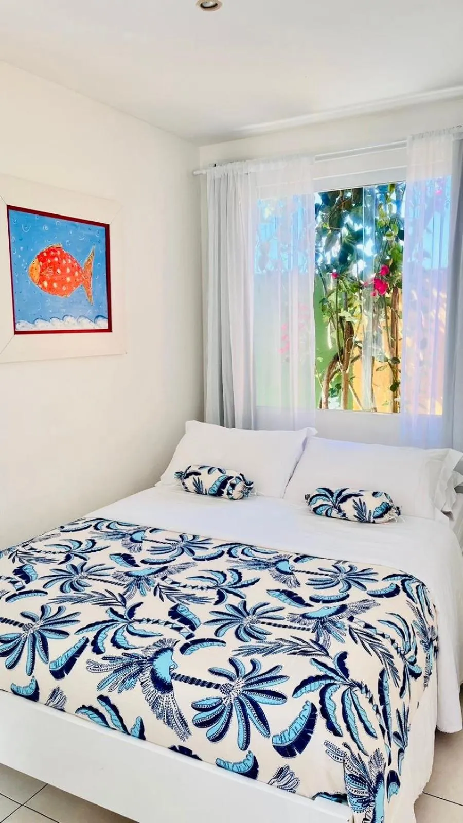 Bed in Villa Baobá Pousada & Spa