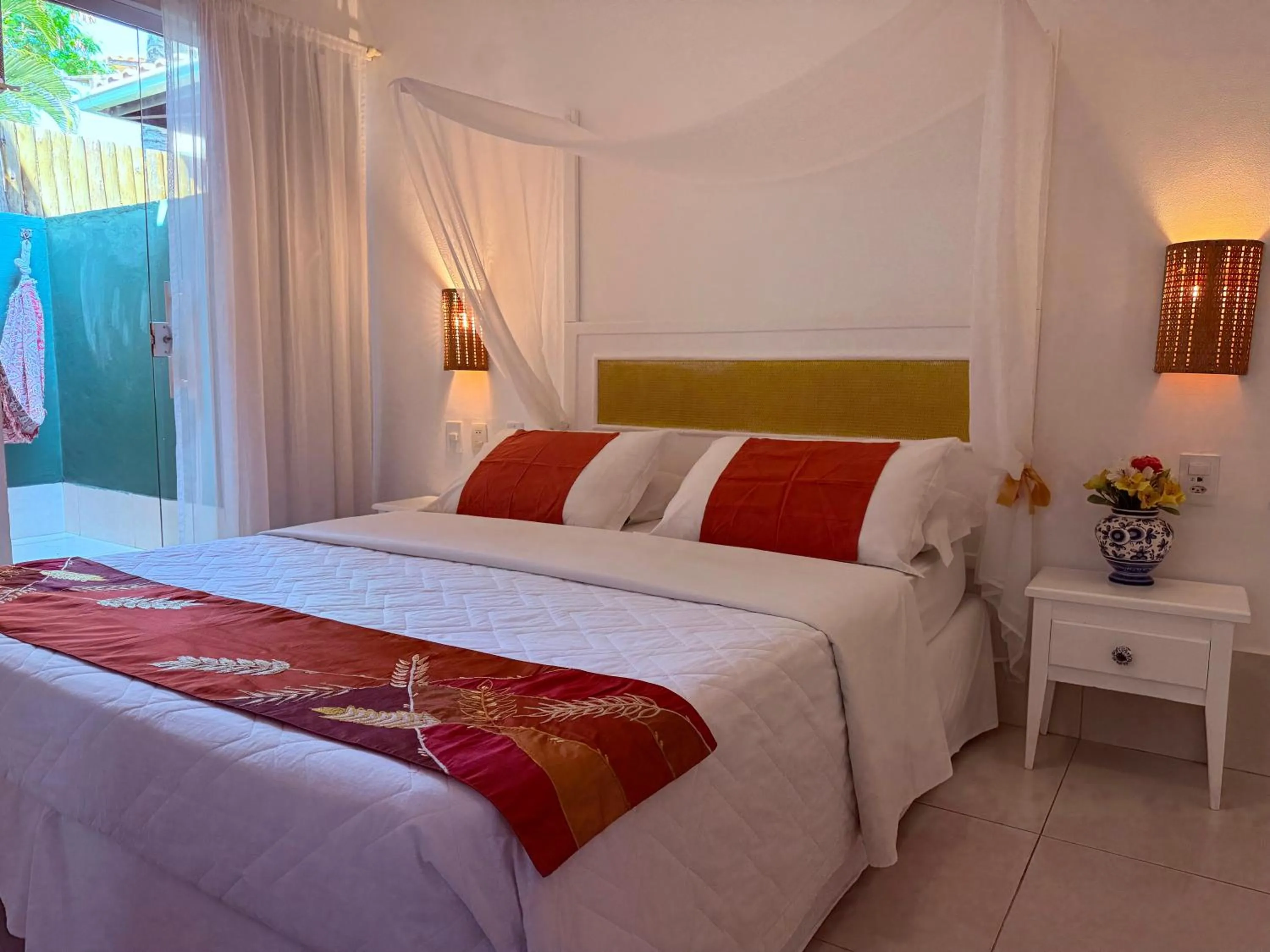 Bed in Villa Baobá Pousada & Spa