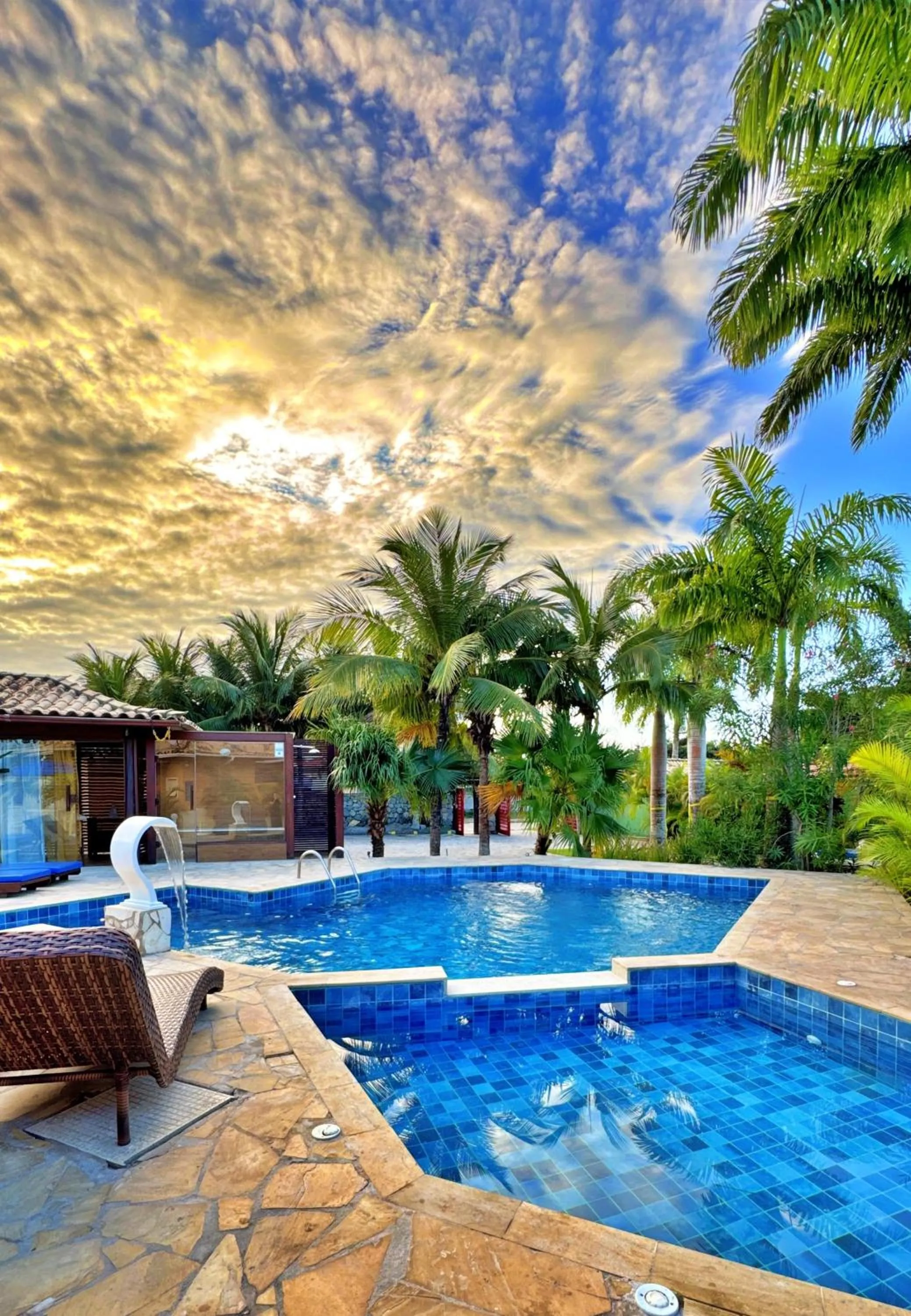 Hot Tub in Villa Baobá Pousada & Spa