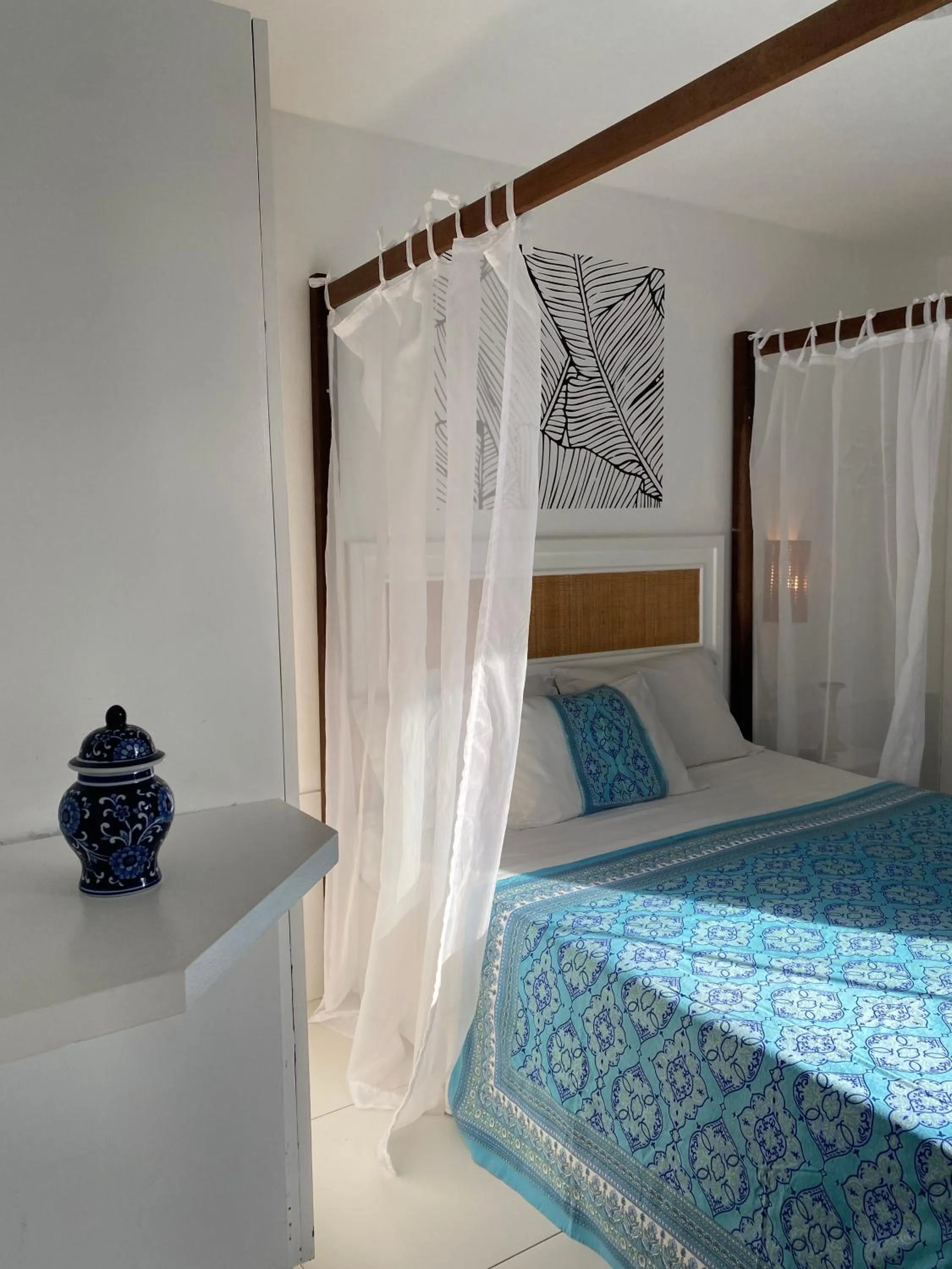 Bed in Villa Baobá Pousada & Spa