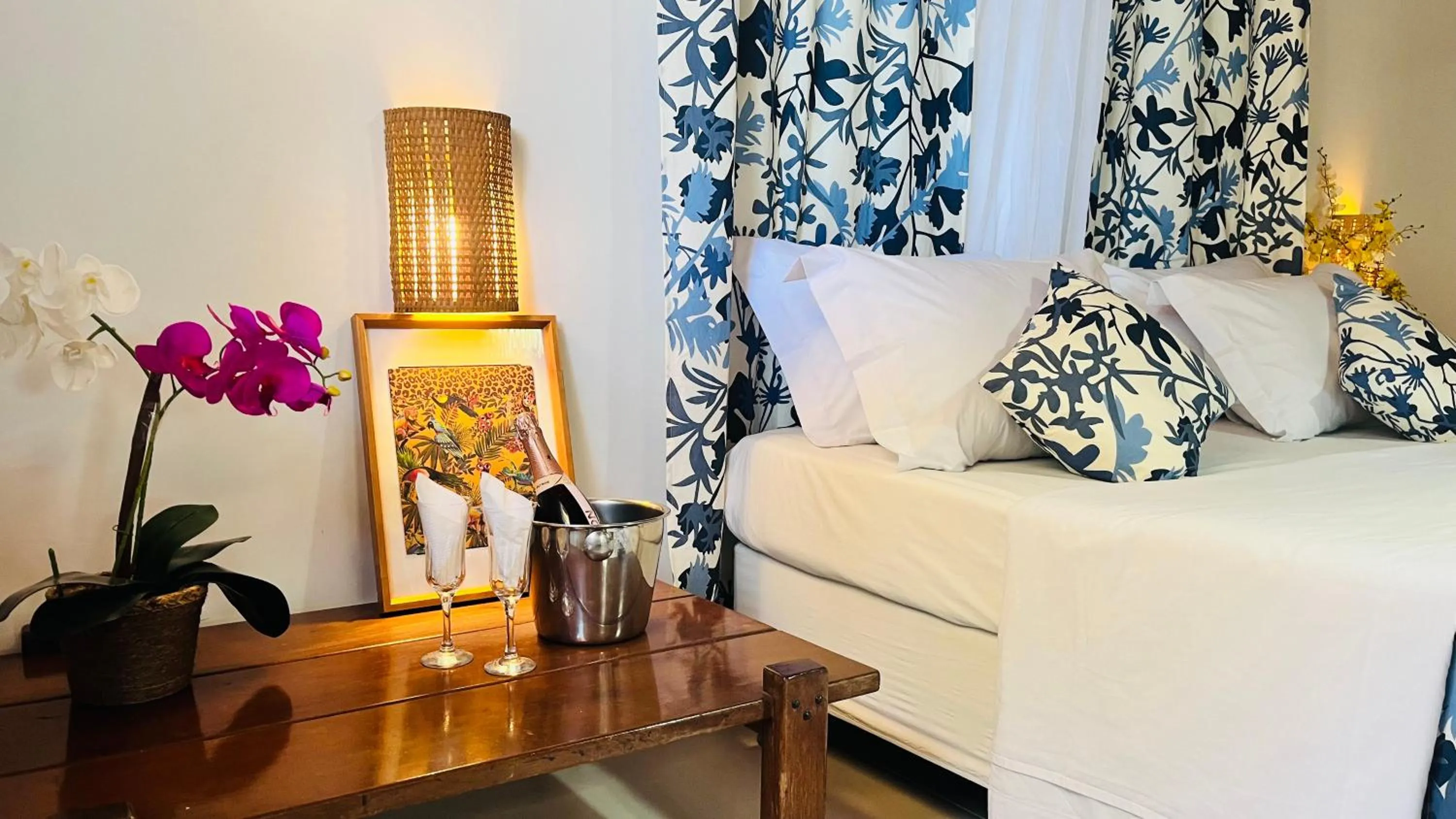 Decorative detail, Bed in Villa Baobá Pousada & Spa