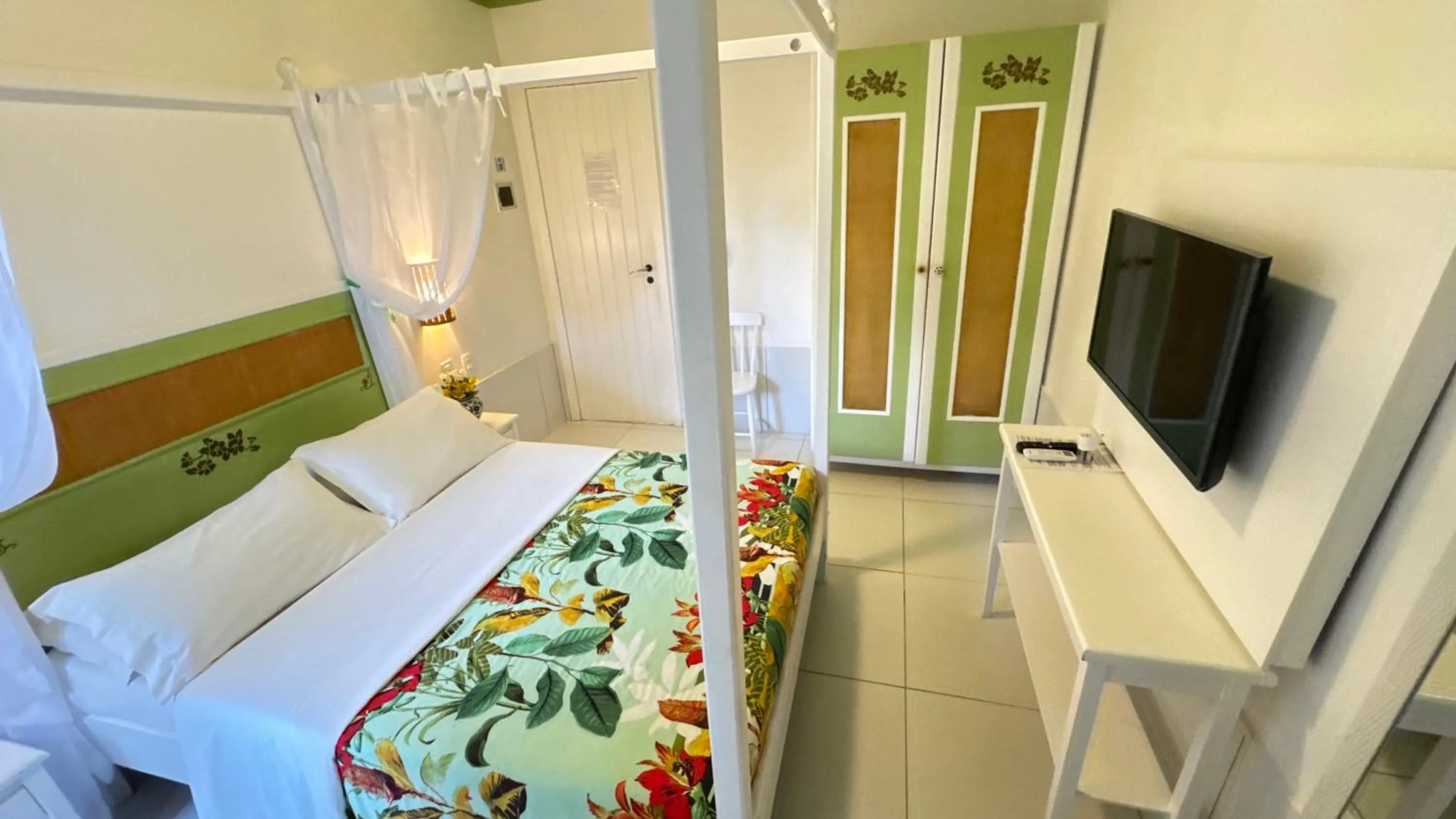 Bed in Villa Baobá Pousada & Spa