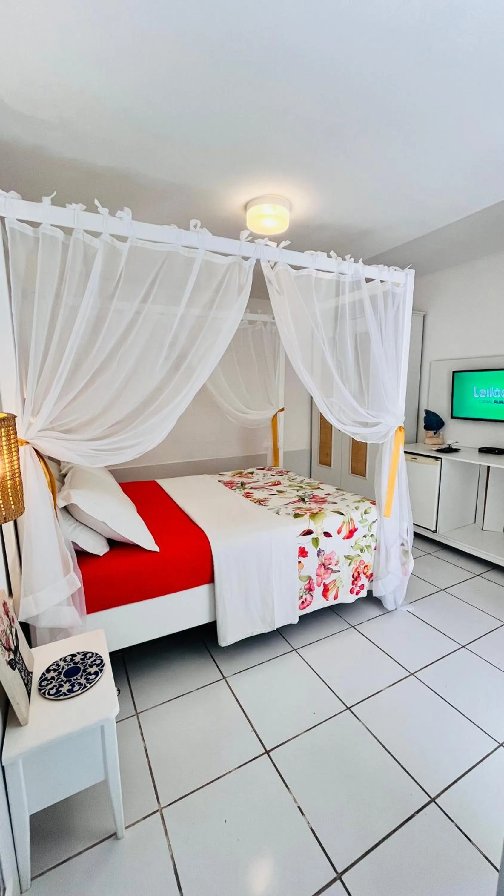 Bed in Villa Baobá Pousada & Spa