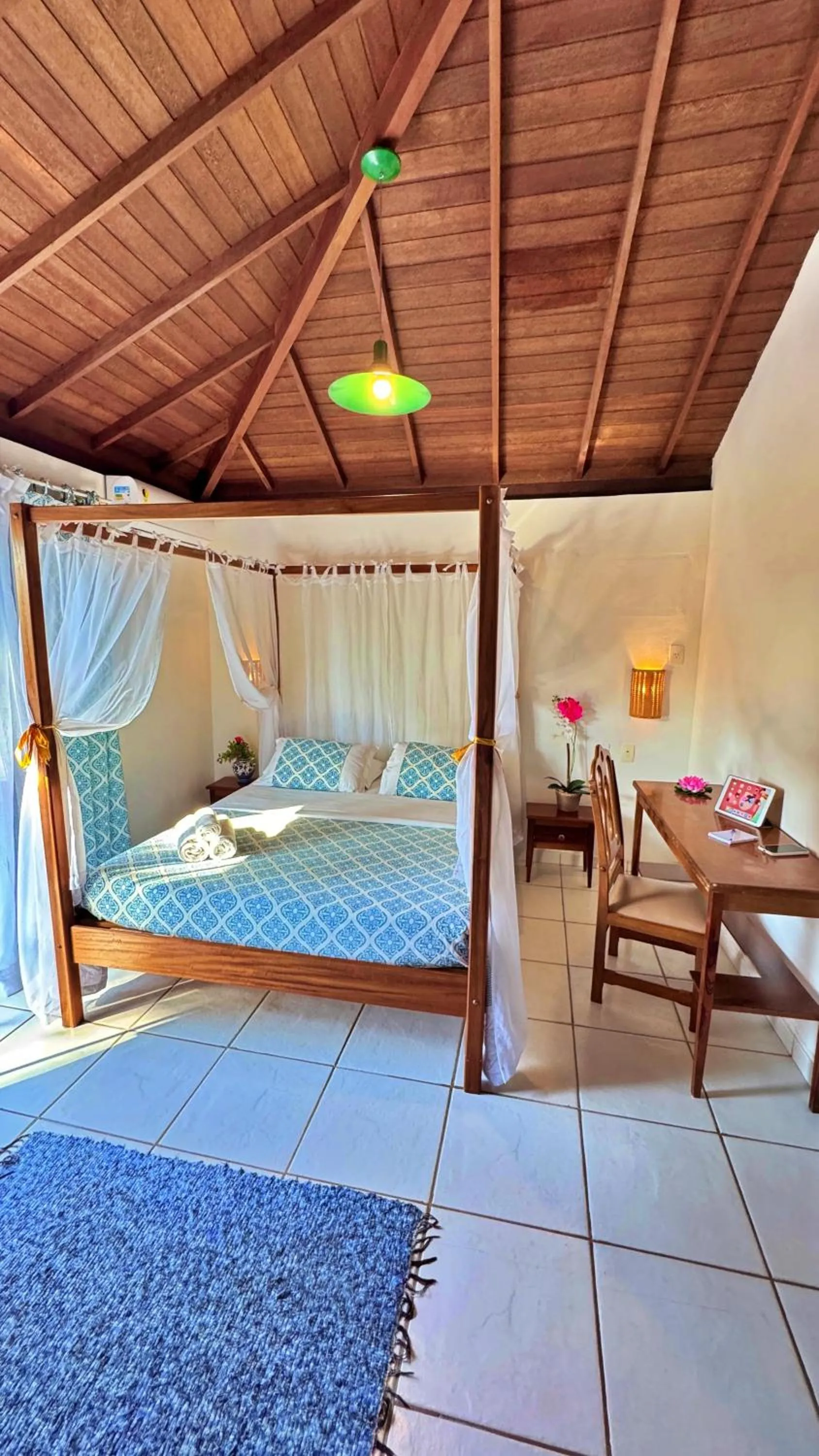 Bed in Villa Baobá Pousada & Spa