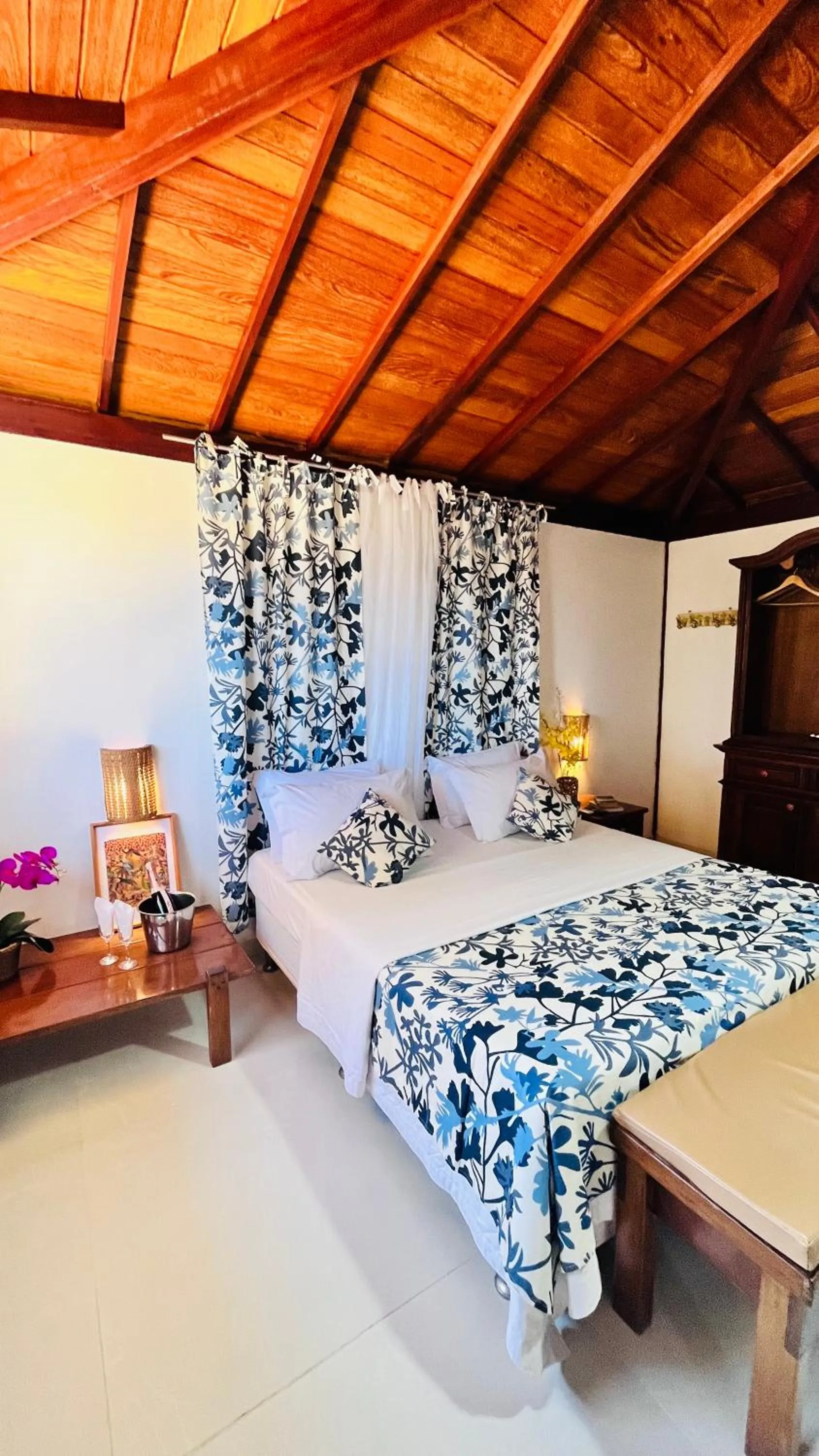 Bed in Villa Baobá Pousada & Spa