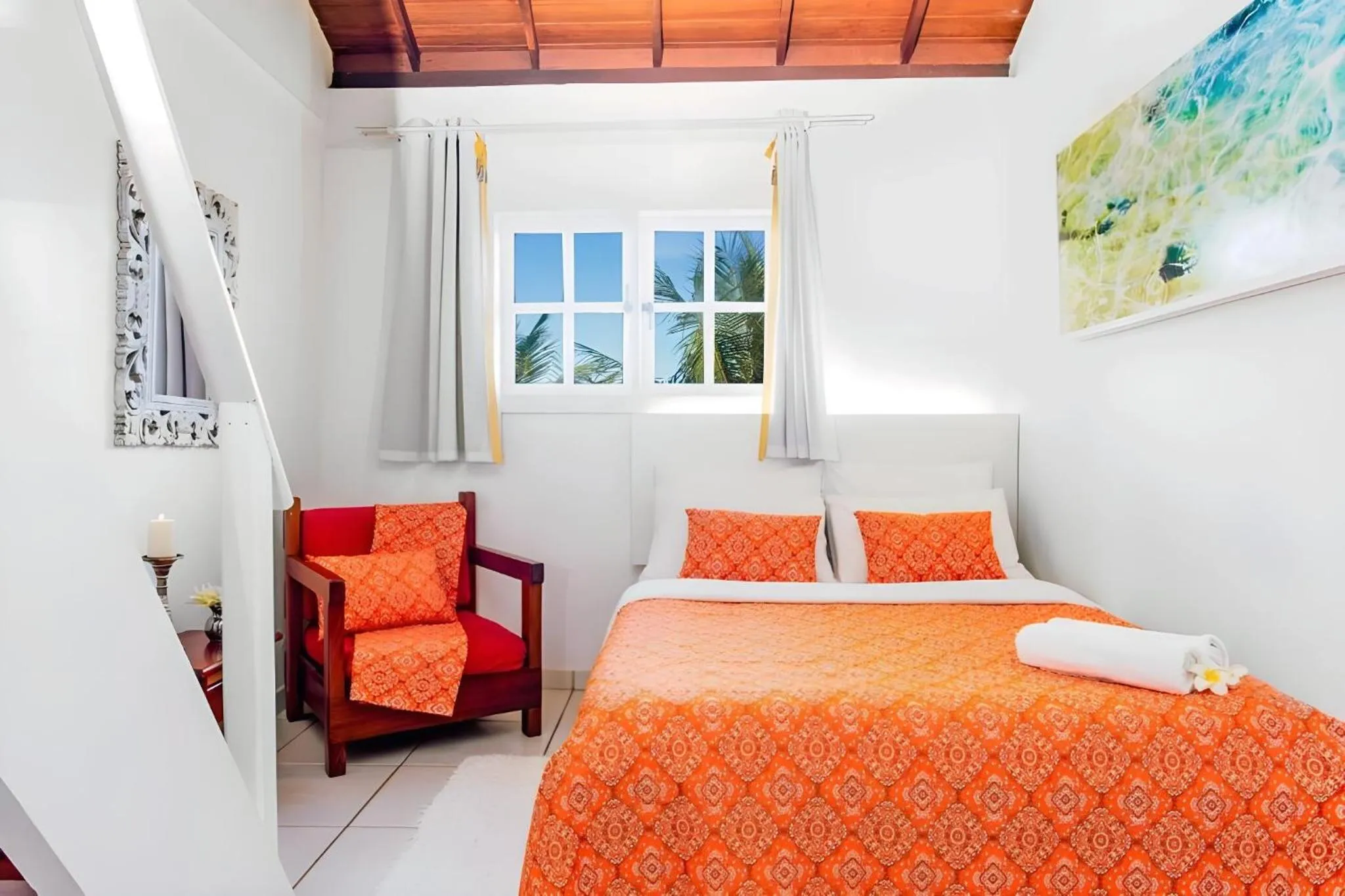 Bed in Villa Baobá Pousada & Spa