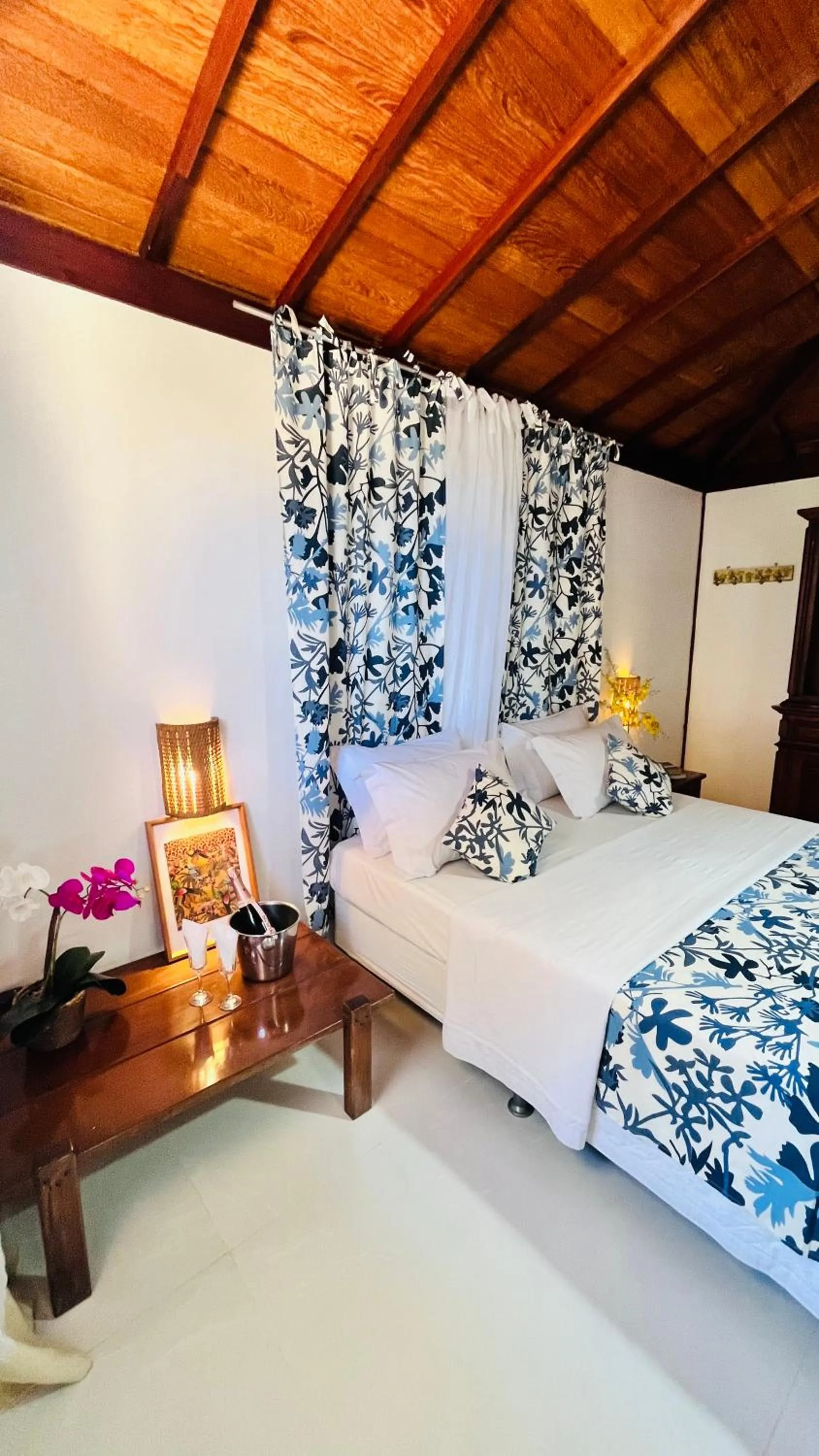 Bed in Villa Baobá Pousada & Spa